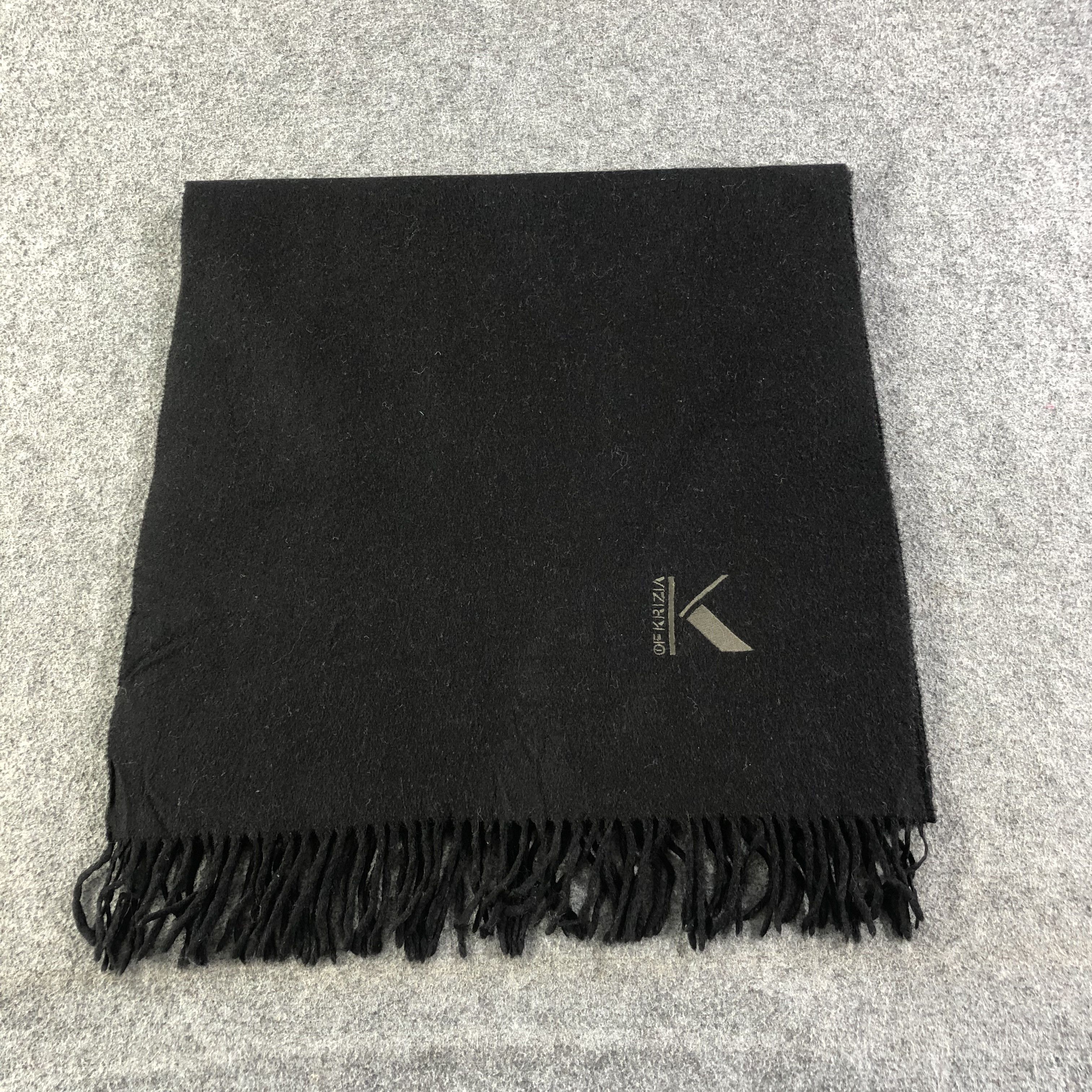 Krizia Uomo Krizia Wool Scarf Muffler V1144 Size ONE SIZE - 2 Thumbnail