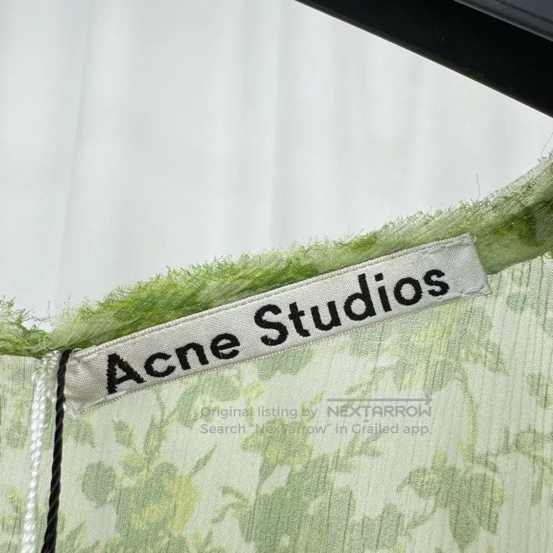 Acne Studios Acne Studios Silk floral double-layered dress Size XS / US 0-2 / IT 36-38 - 5 Thumbnail