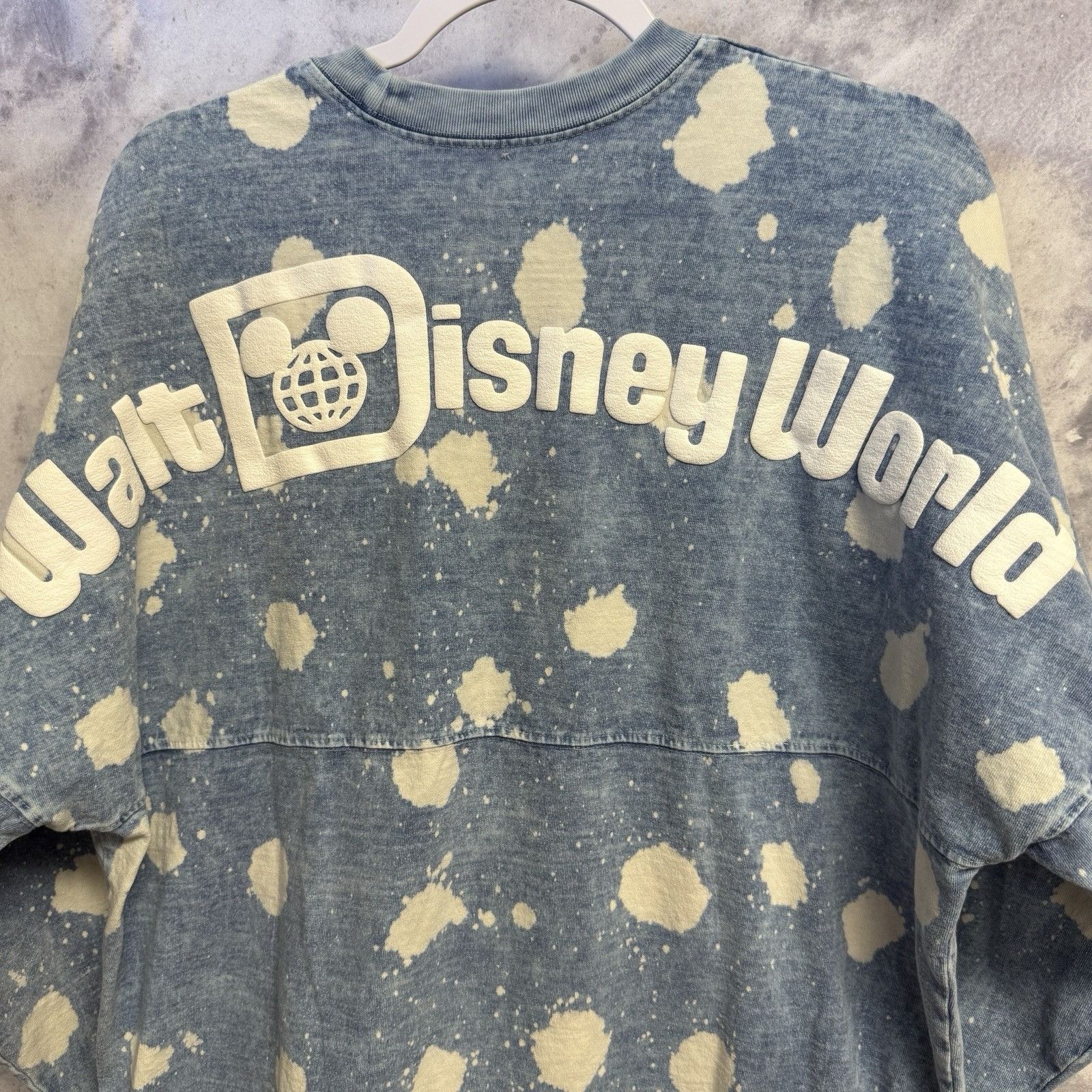 Disney Walt Disney World Spirit Jersey Mens Large Blue Bleach Long Size US L / EU 52-54 / 3 - 4 Thumbnail