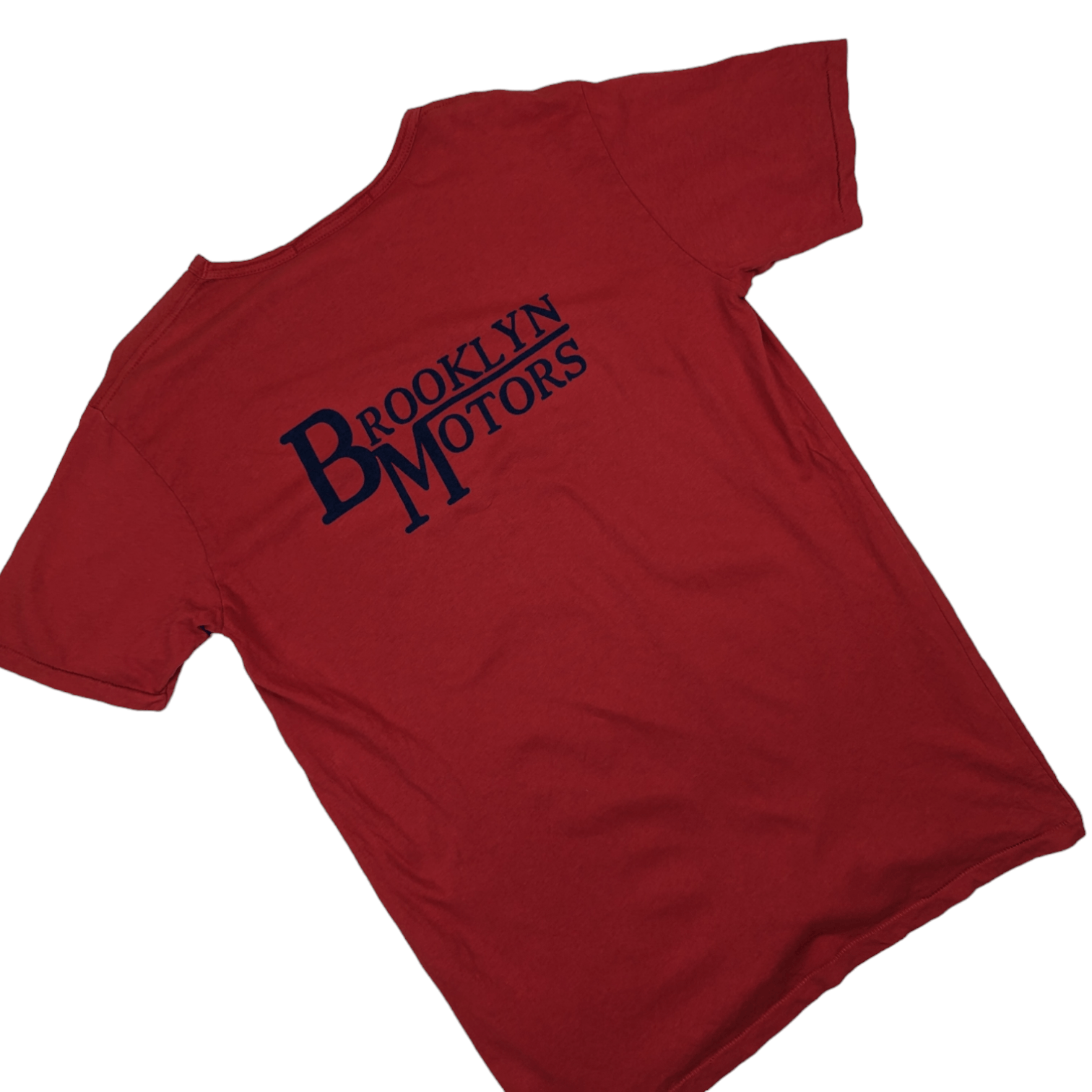 Vintage Vintage 90's BROOKLYN MOTORS Graphic T-Shirt Single Stitches Size US L / EU 52-54 / 3 - 6 Thumbnail