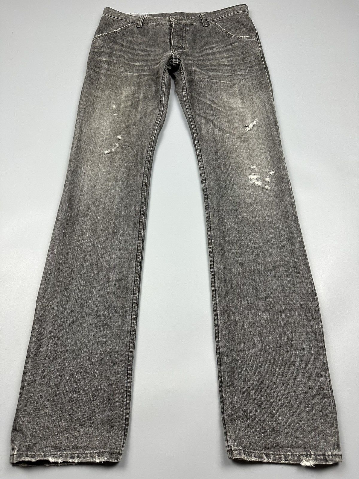 Attachment Distressed Attachment Grey Denim Size US 33 - 3 Thumbnail