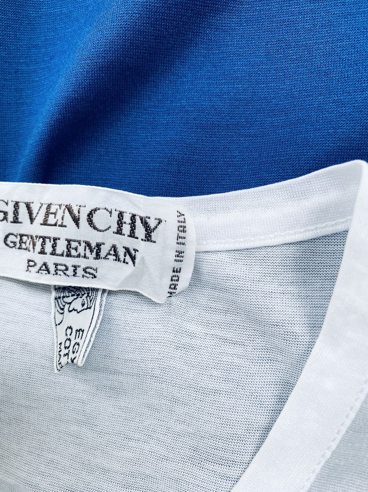 Givenchy Vintage 70s Givenchy Gentleman Paris Henley Tees Size US L / EU 52-54 / 3 - 4 Thumbnail