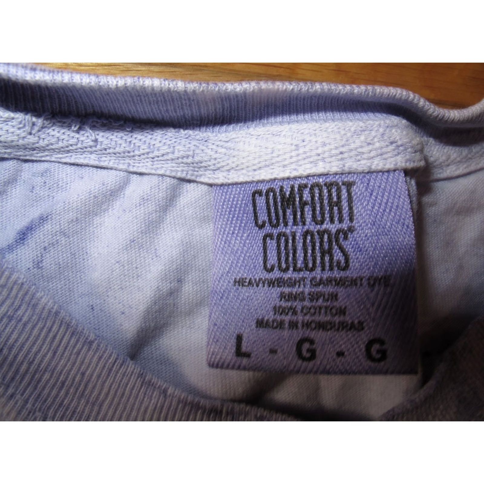 Comfort Colors Comfort Colors Better Half T-Shirt Women L Blue Tie Dye 100% Cotton Short Sleeve Crew Neck Pullover Casual Summer Lightweight Regular Size L / US 10 / IT 46 - 5 Thumbnail