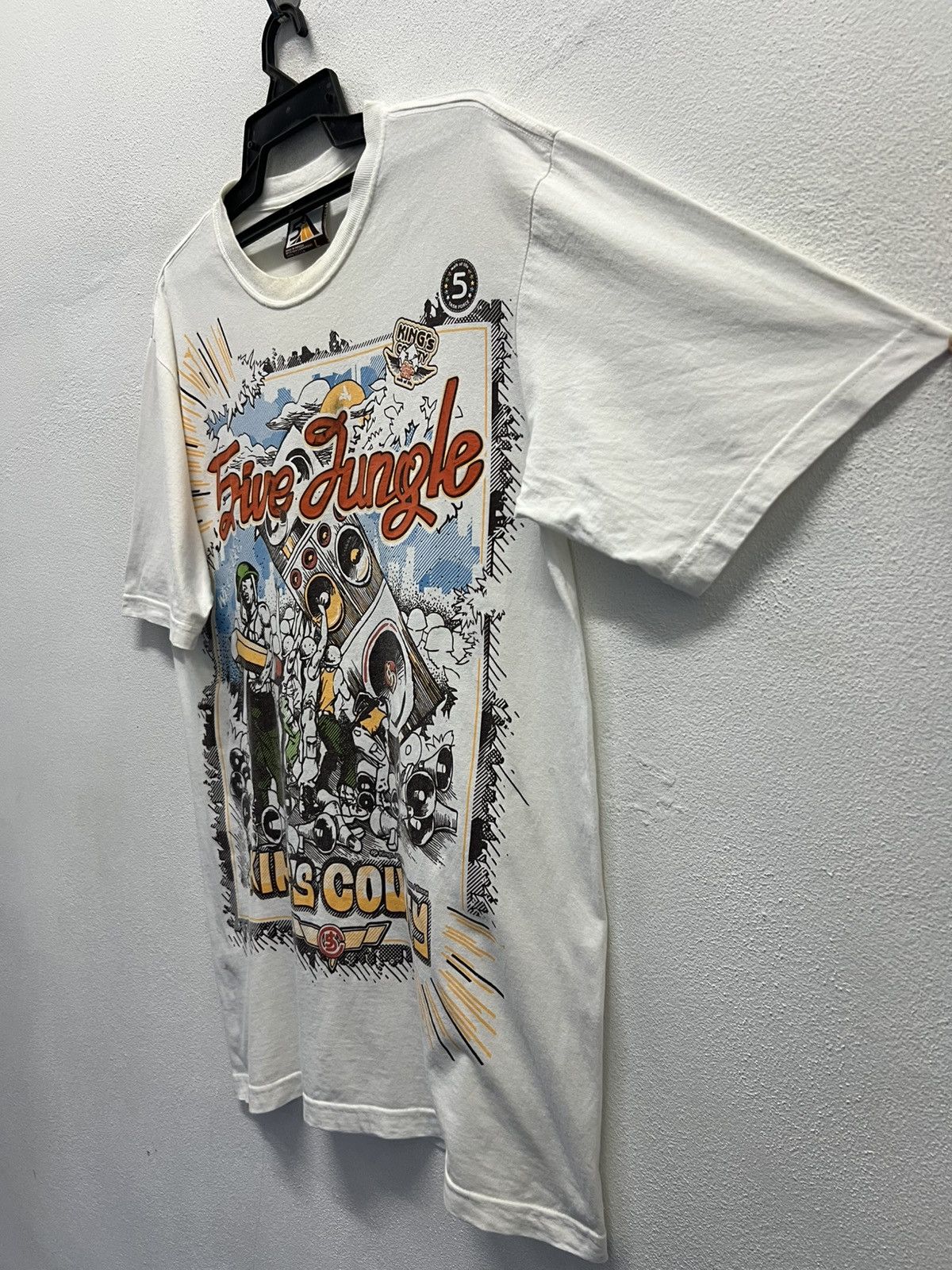 Vintage VINTAGE 5IVE JUNGLE KING’S COUNTY WALK OF LIFE SHIRT Size US L / EU 52-54 / 3 - 6 Thumbnail