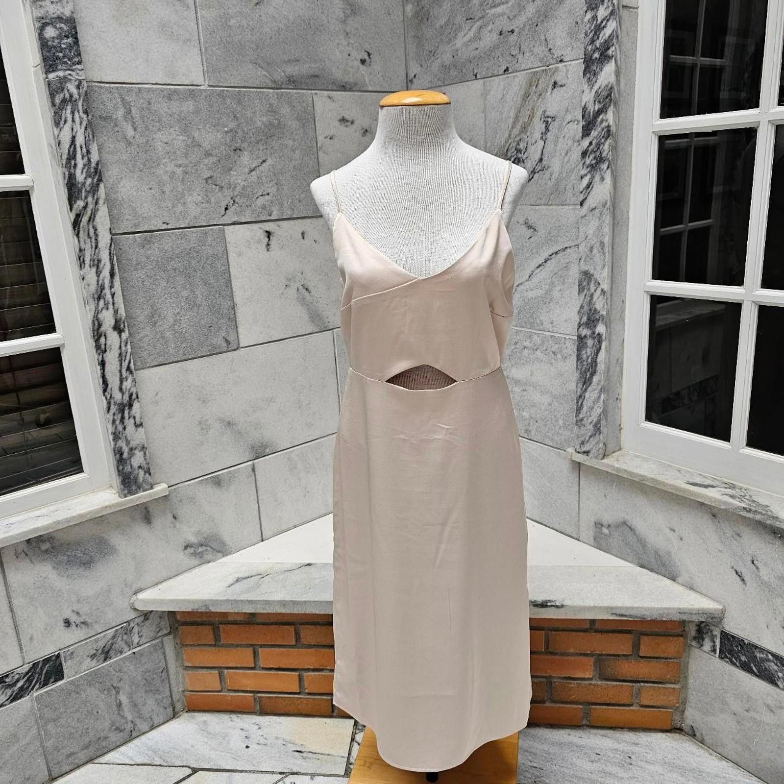 Designer Sam Edelman Women's Cream Dress Size M / US 6-8 / IT 42-44 - 1 Thumbnail
