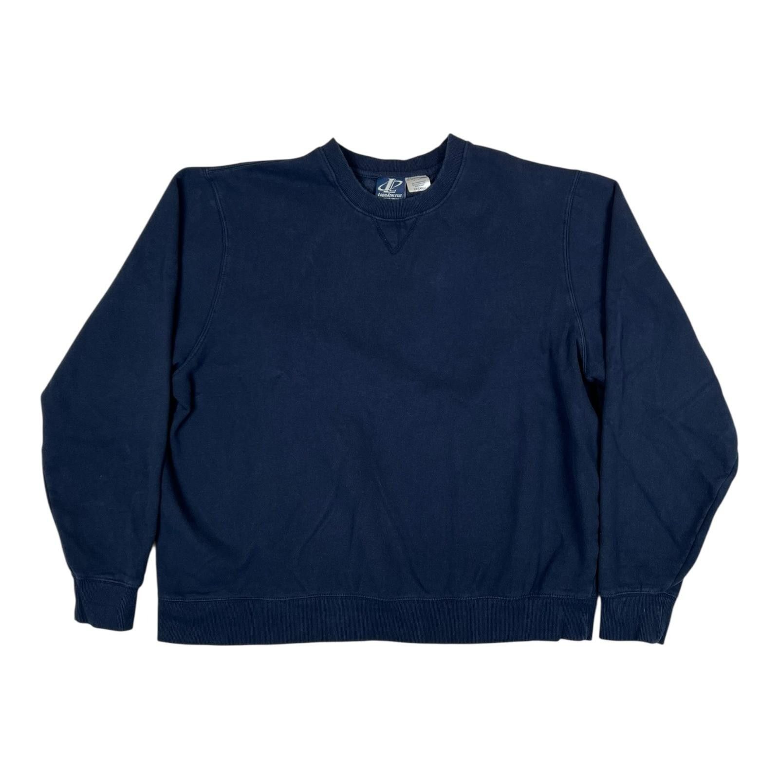 Logo Athletic Vintage Logo Athletic Blank Blue Sweatshirt Mens 2XL Crewnec Size US XXL / EU 58 / 5 - 1 Thumbnail