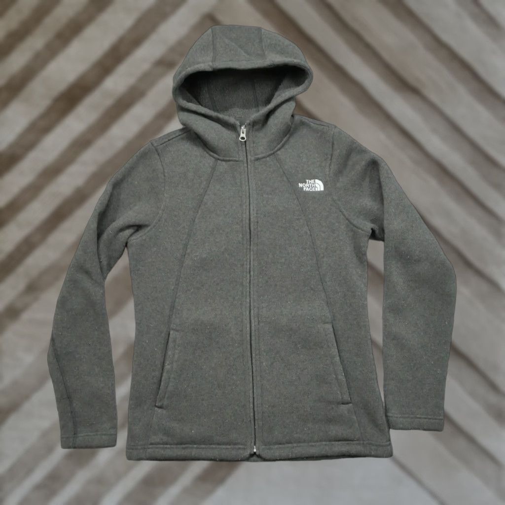 The North Face The North Face Hoodie Womens Small Grey Full Zip Jacket Size S / US 4 / IT 40 - 1 Thumbnail