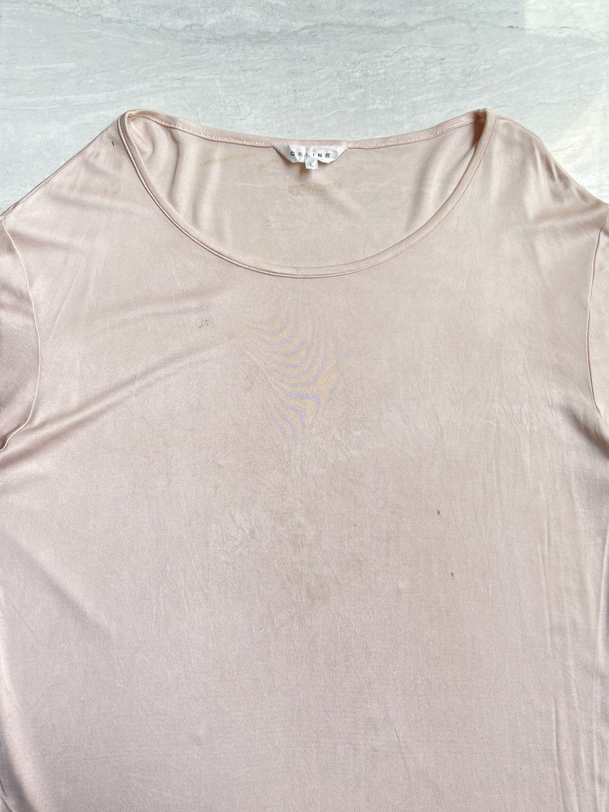 Celine CELINE Pink Long Sleeve T-shirt Size US M / EU 48-50 / 2 - 4 Thumbnail