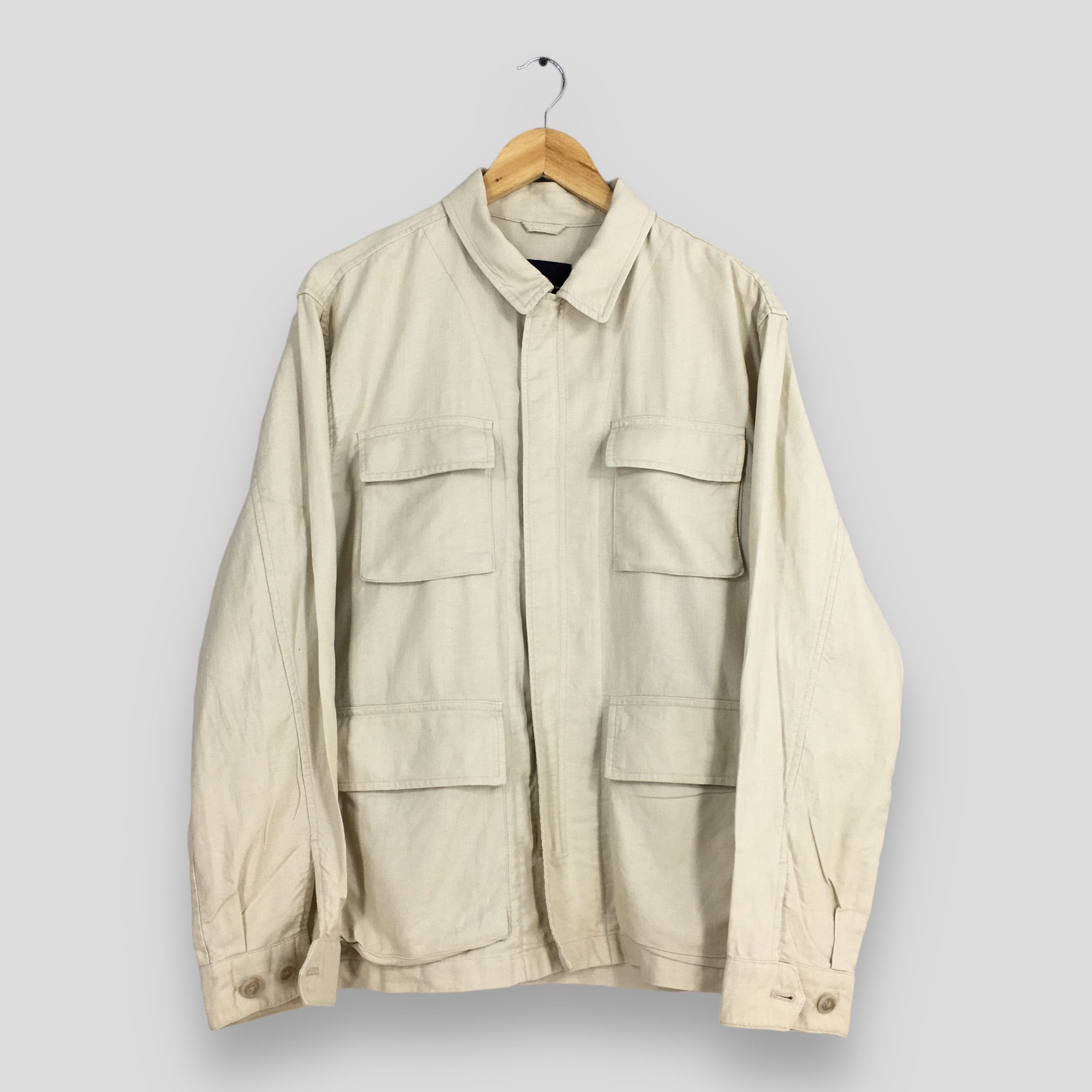 Kansai Yamamoto Sissy Kansai Yamamoto Herringbone Stripe Denim Jacket Large Size US L / EU 52-54 / 3 - 1 Thumbnail
