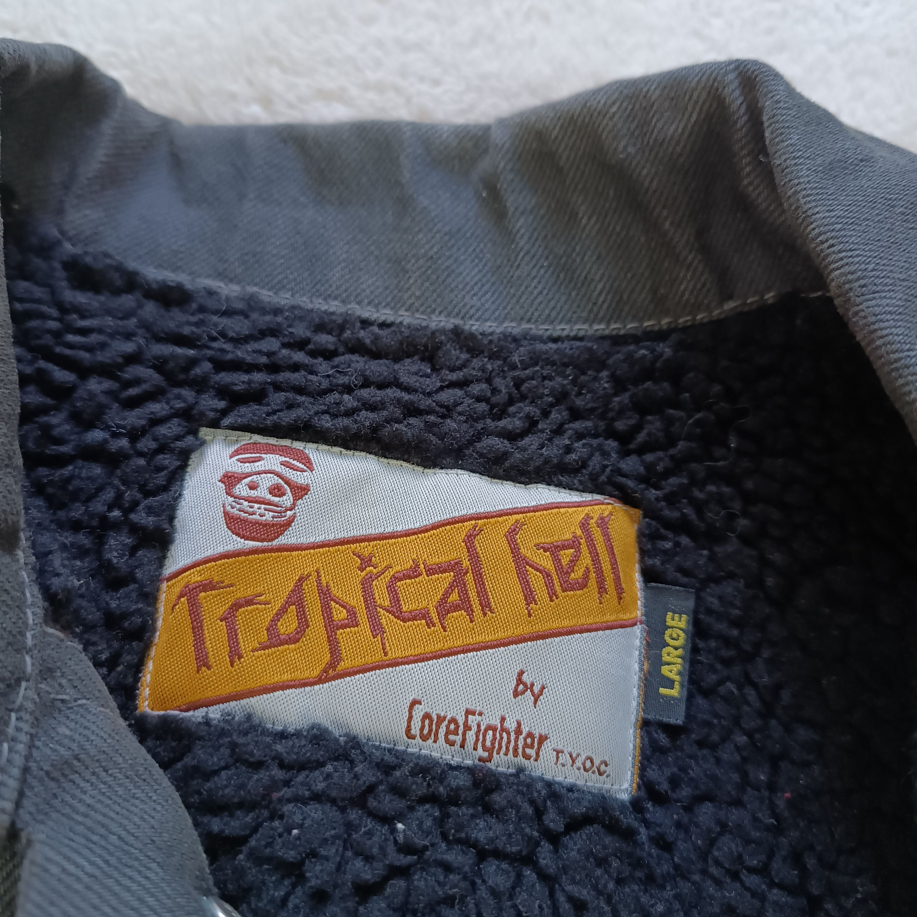 Other TROPICAL HELL By CoreFighter Leather Sleeves Trucker Jacket Size US L / EU 52-54 / 3 - 5 Thumbnail