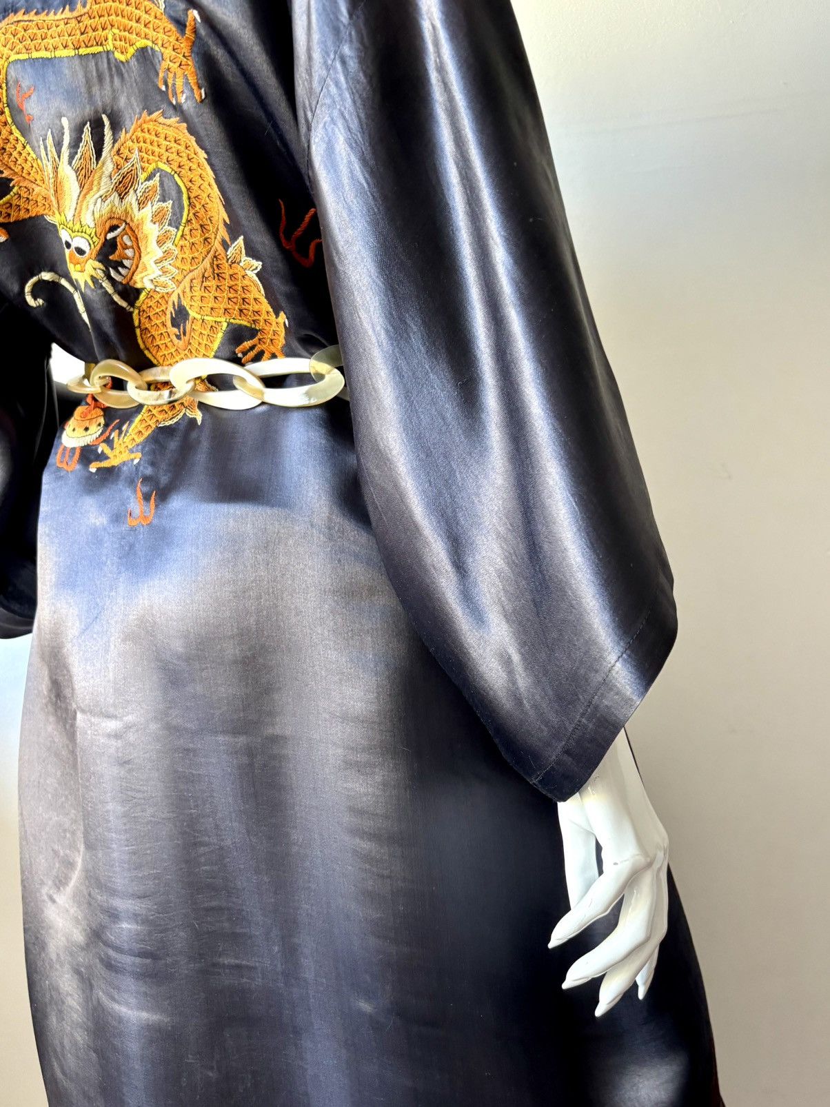 Other Silk chinese kimono dress hand embroidery vintage Size M / US 6-8 / IT 42-44 - 13 Thumbnail