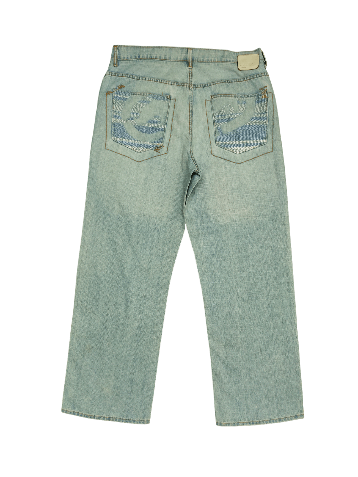 Ecko Unltd. Baggy Jeans Ecko Embroidered Pocket Denim Wide Y2k Jnco Size US 38 / EU 54 - 1 Thumbnail