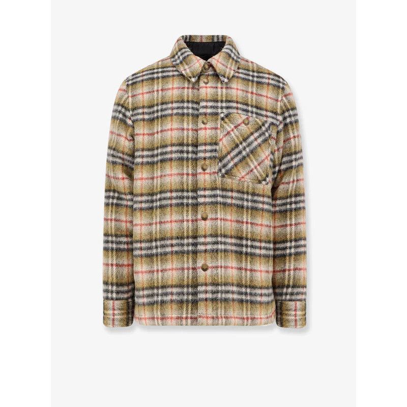BURBERRY Beige Wool Jacket New And Authentic (Men's Size:M;)