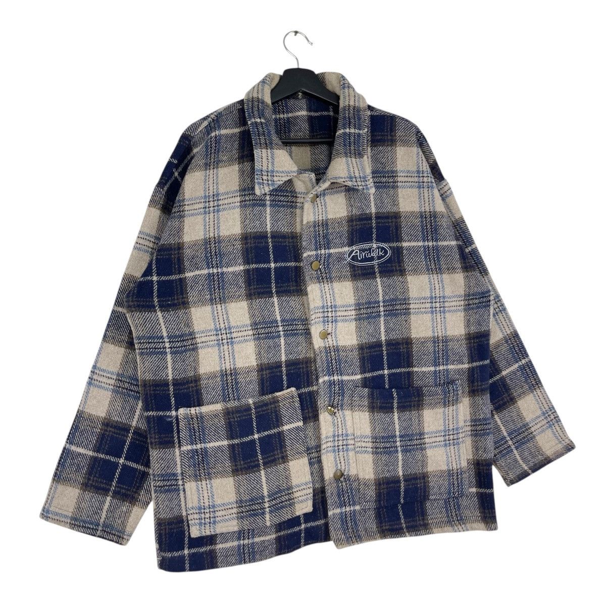 Airwalk Vintage 80’s Airwalk Wool Flannel Size US XL / EU 56 / 4 - 4 Thumbnail