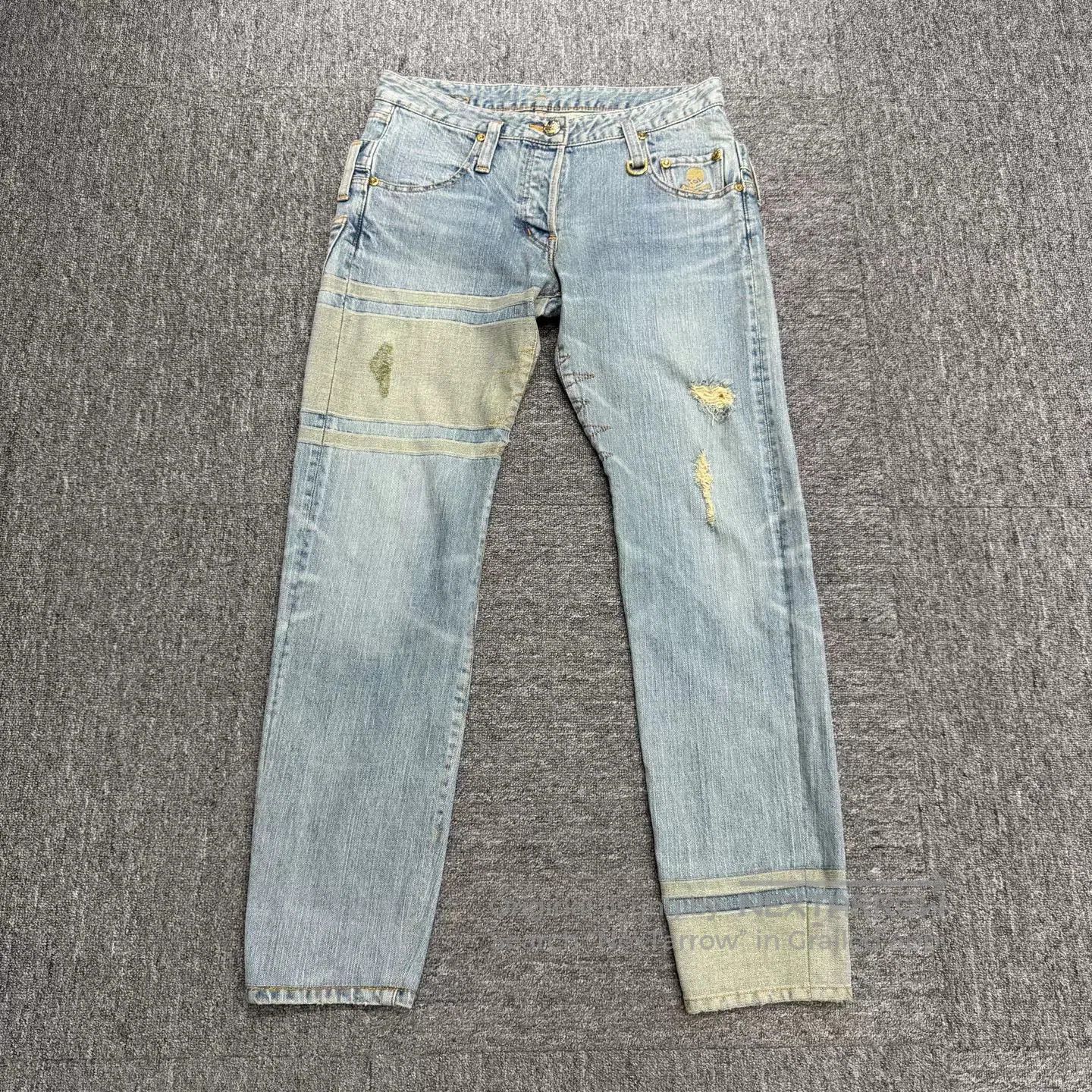 Mastermind Japan MasterMind Japan 10th Anniversary Washed Jeans. Size US 26 / EU 42 - 1 Thumbnail