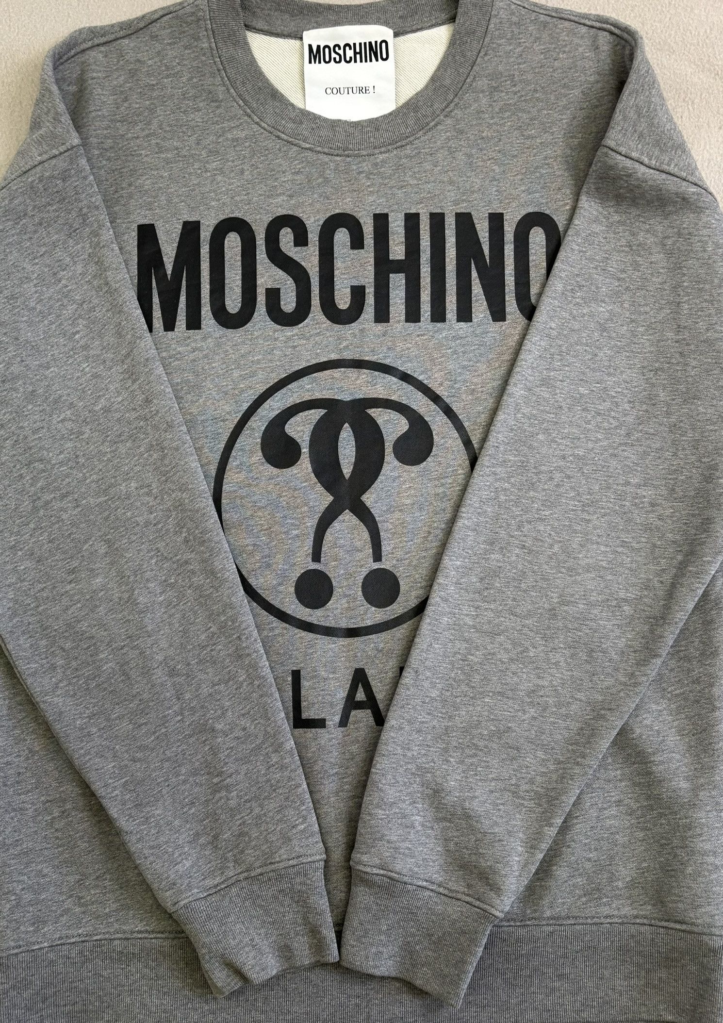 Moschino Moschino Milano gray sweatshirt medium Size US M / EU 48-50 / 2 - 8 Thumbnail