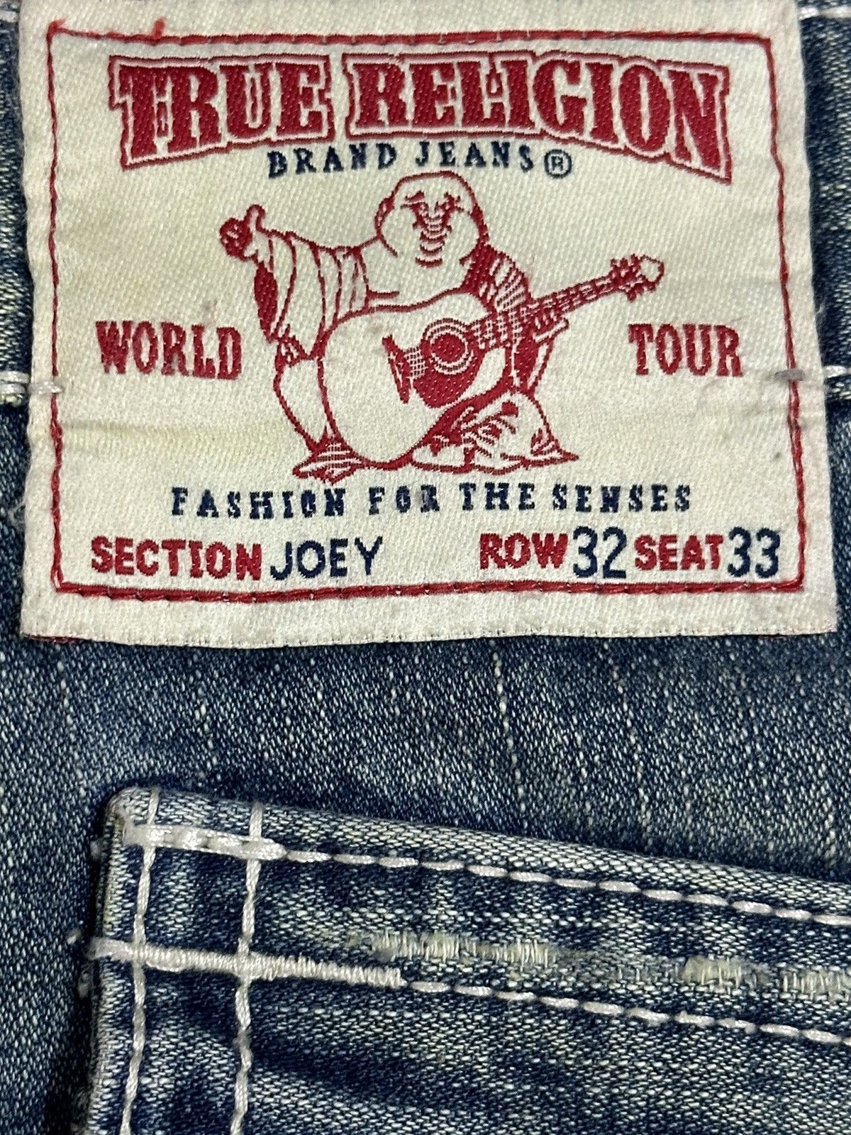 Japanese Brand Vintage True Religion Blue Wash Style Loose Jeans Size US 36 / EU 52 - 9 Thumbnail
