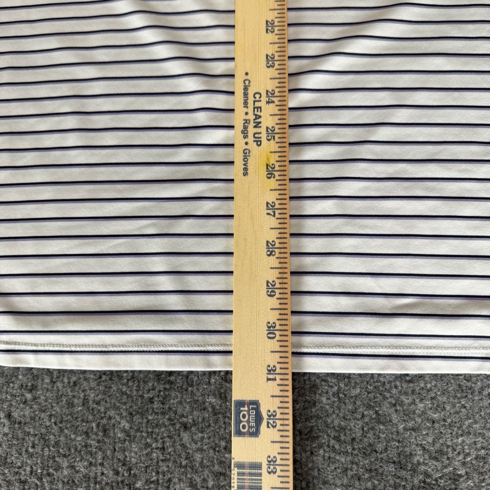 KJUS KJUS Polo Shirt Mens 2XL Performance Golf Striped Size US XXL / EU 58 / 5 - 6 Thumbnail