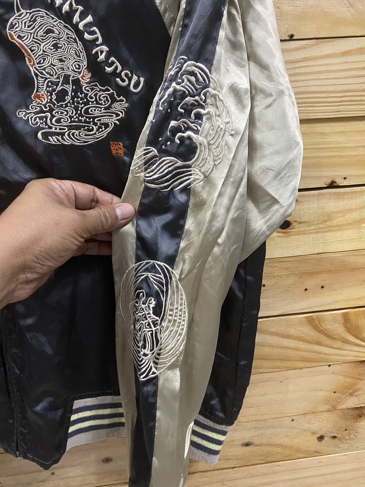 Hysteric Glamour × Japanese Brand Vintage sukajan ‘NAMITATSU’ embroidered logo Size US M / EU 48-50 / 2 - 7 Thumbnail