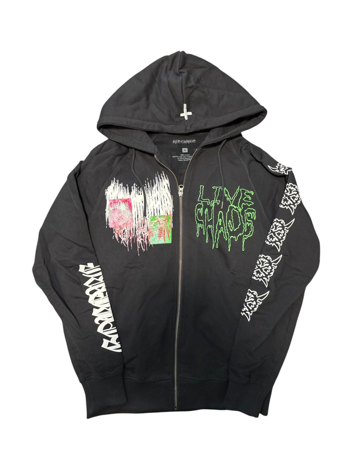 Ken Carson Ken Carson Live Chaos AGC zip up hoodie EU tour