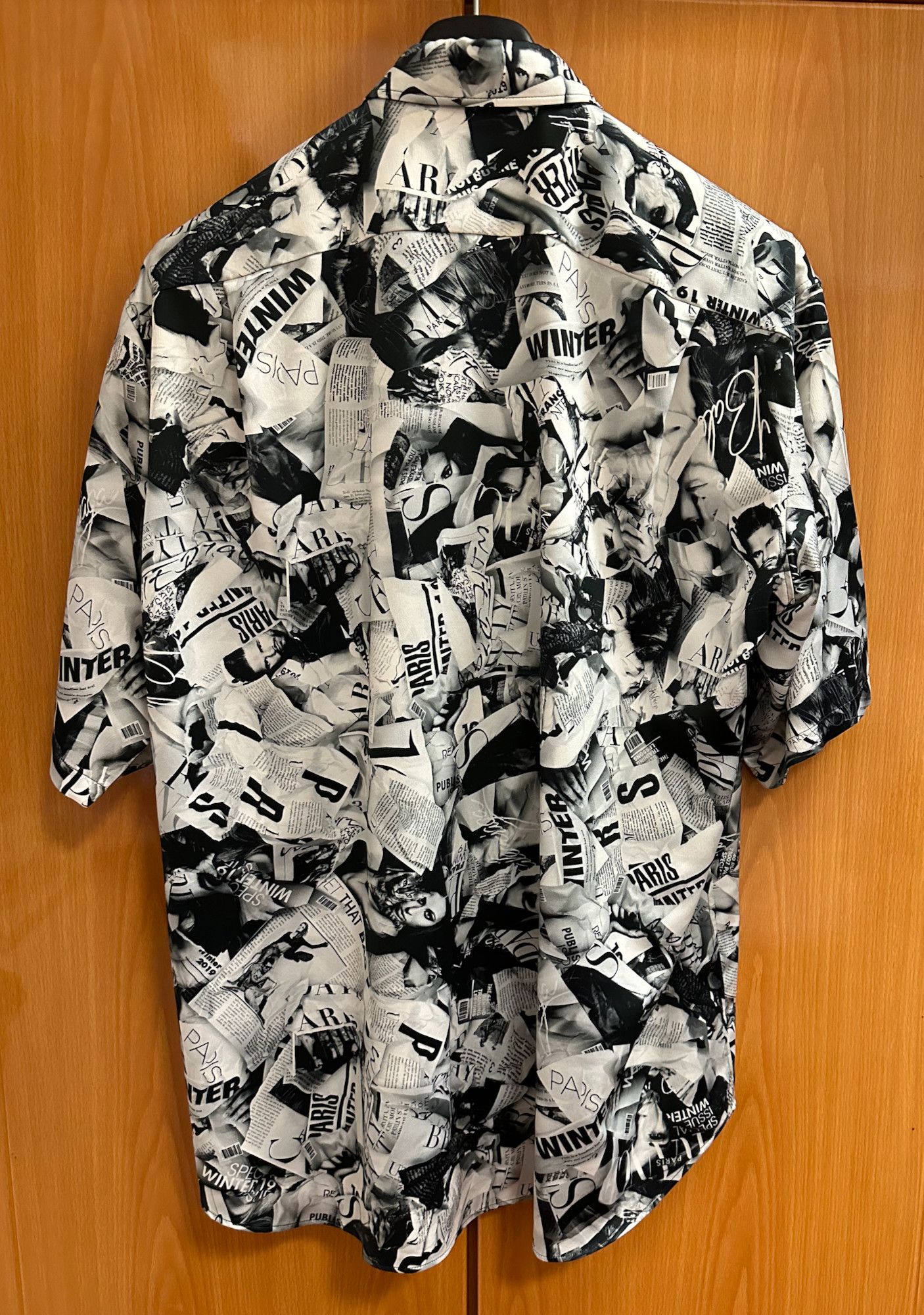 Balenciaga Balenciaga Printed Short Sleeve Shirt Size US M / EU 48-50 / 2 - 2 Thumbnail