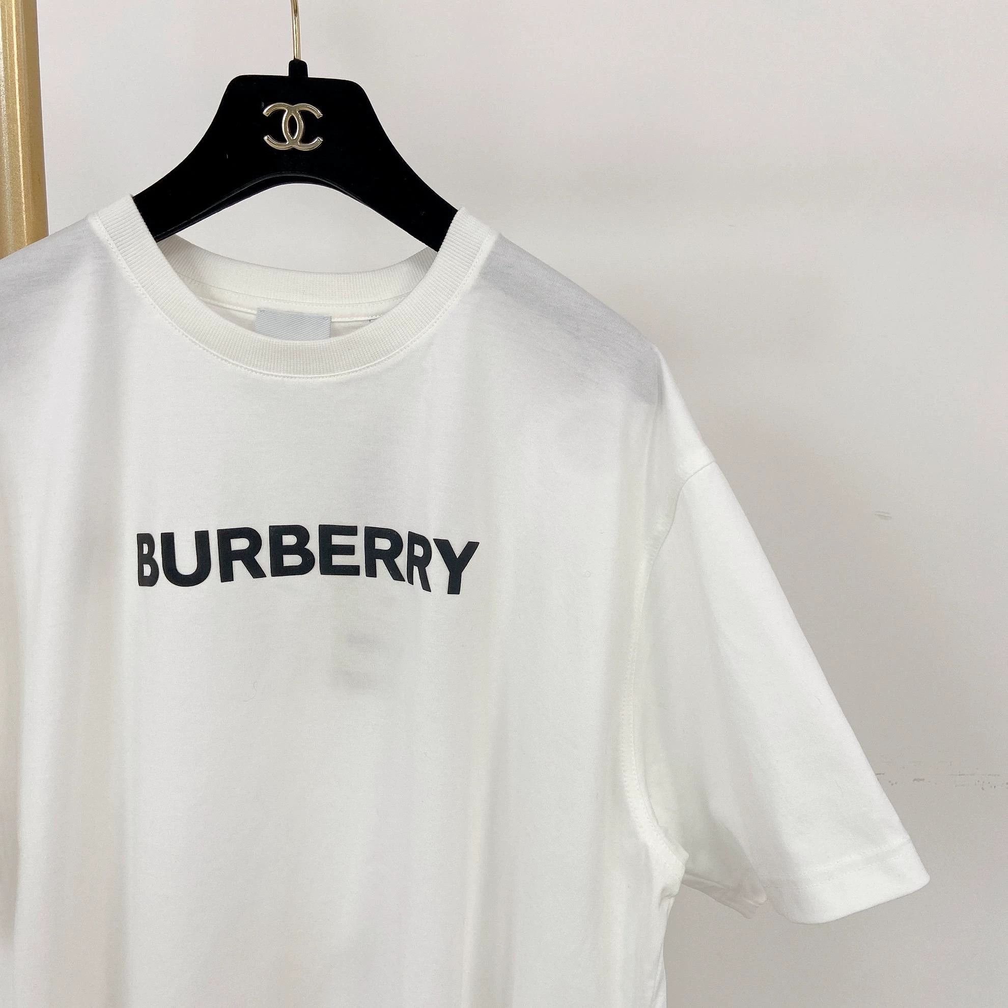Burberry Burberry logo white T-shirt M Size US M / EU 48-50 / 2 - 3 Thumbnail