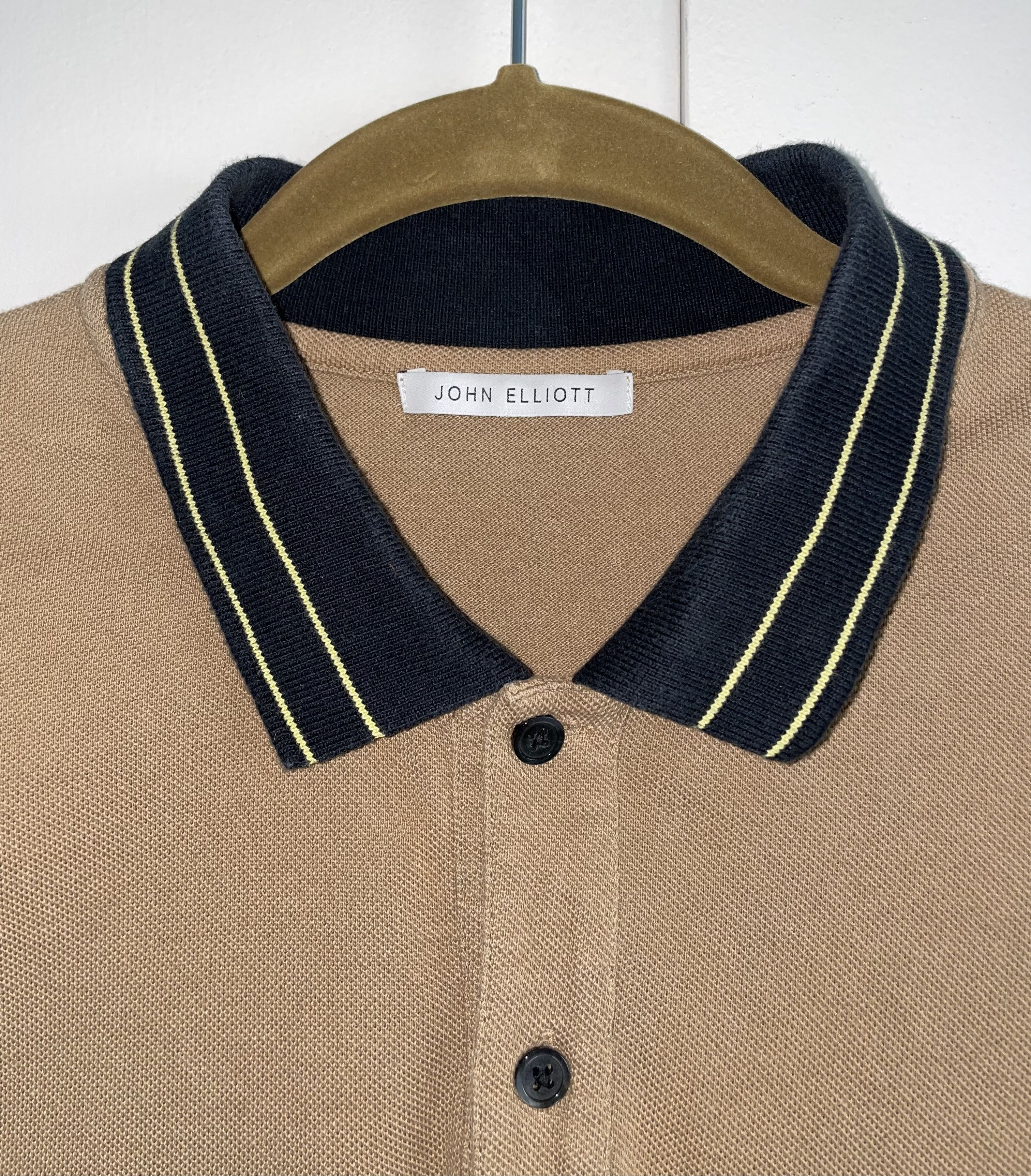 John Elliott Nolan Polo Shirt Size US XL / EU 56 / 4 - 4 Thumbnail