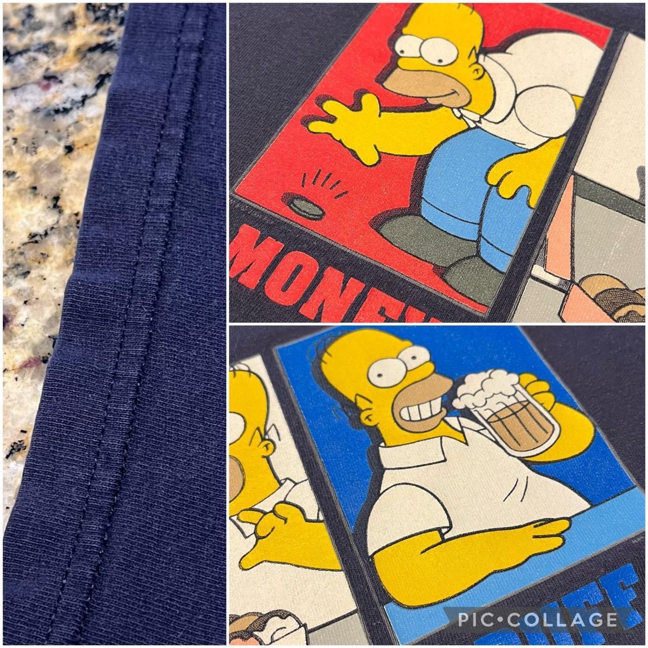 The Simpsons × Vintage Vintage Delta The Simpsons Cartoon Funny Gag Tshirt Size US L / EU 52-54 / 3 - 3 Thumbnail