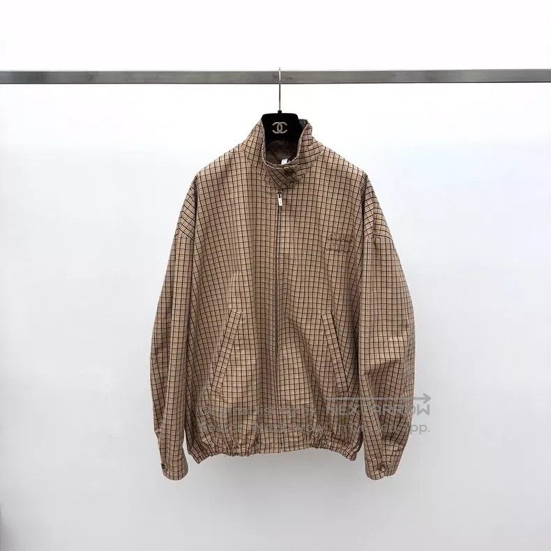 Miu Miu Miu Miu 38 Checked jacket zipper coat Size M / US 6-8 / IT 42-44 - 2 Thumbnail