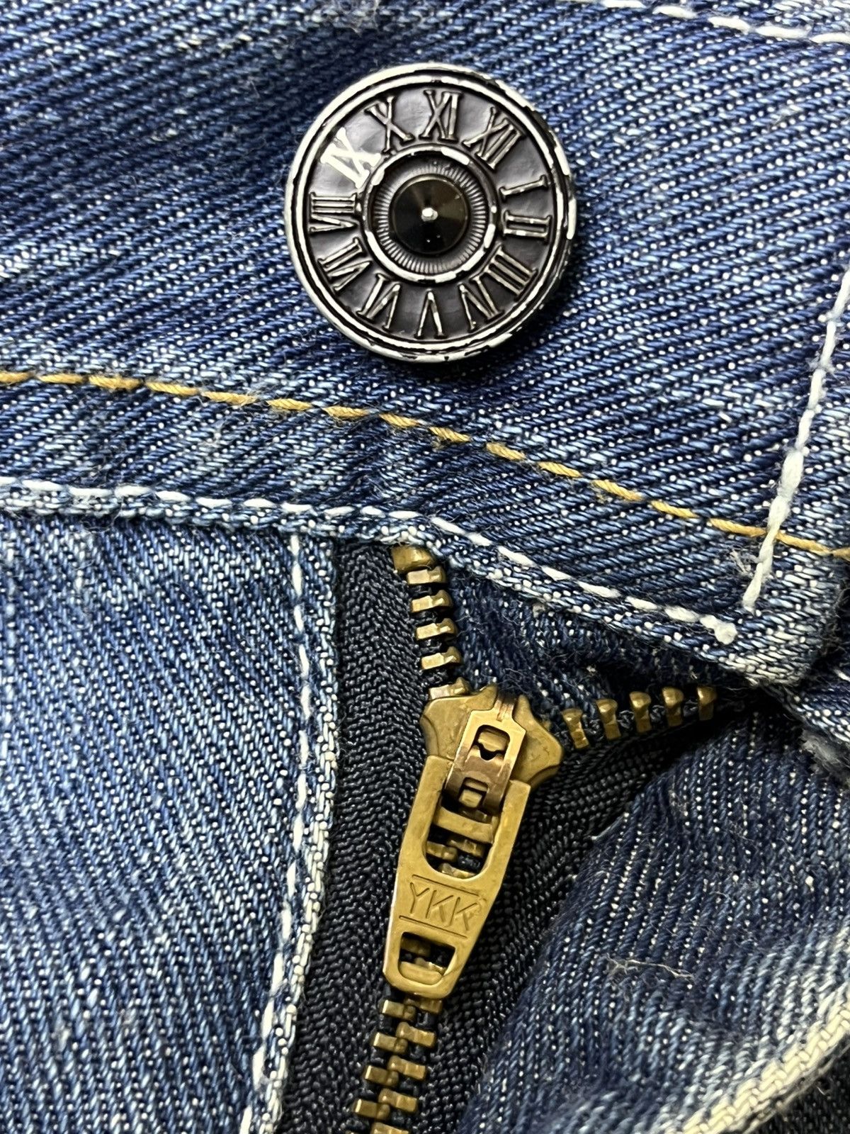 If Six Was Nine Vintage japanese jeans MIDAS 9 distressed flared punk jeans Size US 30 / EU 46 - 13 Thumbnail