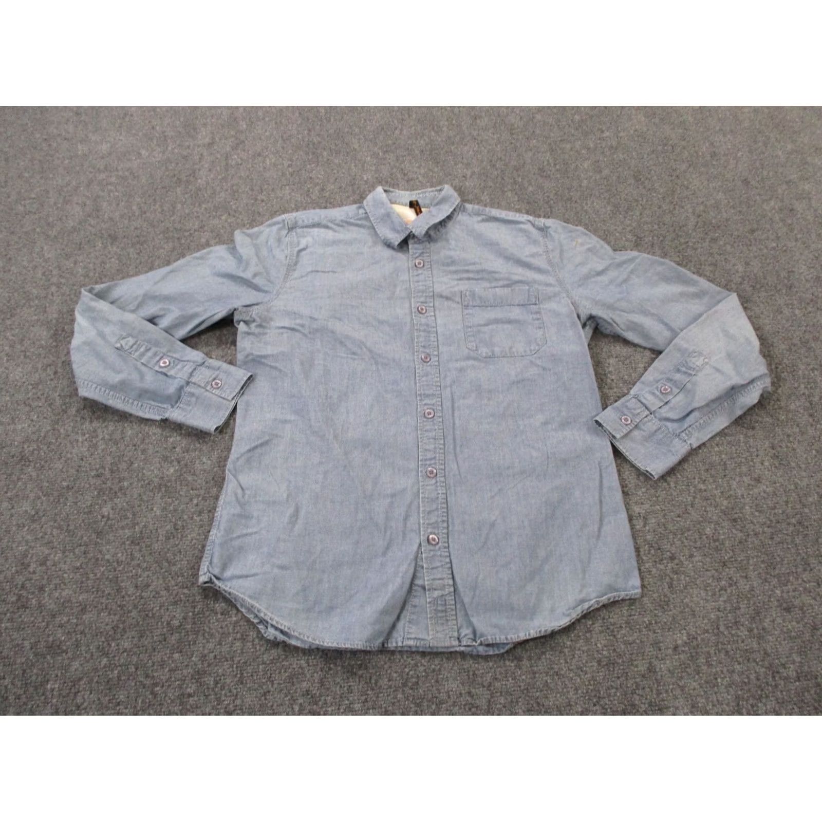 Nudie Jeans Nudie Shirt Mens M Blue Jeans Denim Lightweight Casual Classic Country Barn Size US M / EU 48-50 / 2 - 2 Thumbnail