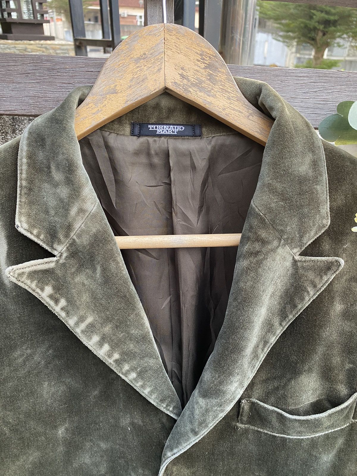 Tornado Mart 🔥 Distresed 🔥 Vintage Tornado Mart Velvet Jacket Size L / US 10 / IT 46 - 4 Thumbnail