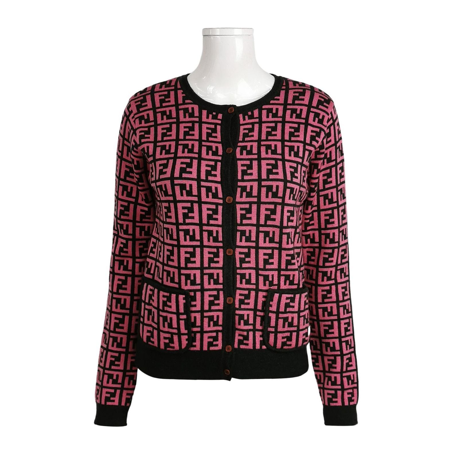 Fendi Fendi FF Logo Cardigan Size 44 Size M / US 6-8 / IT 42-44 - 1 Thumbnail
