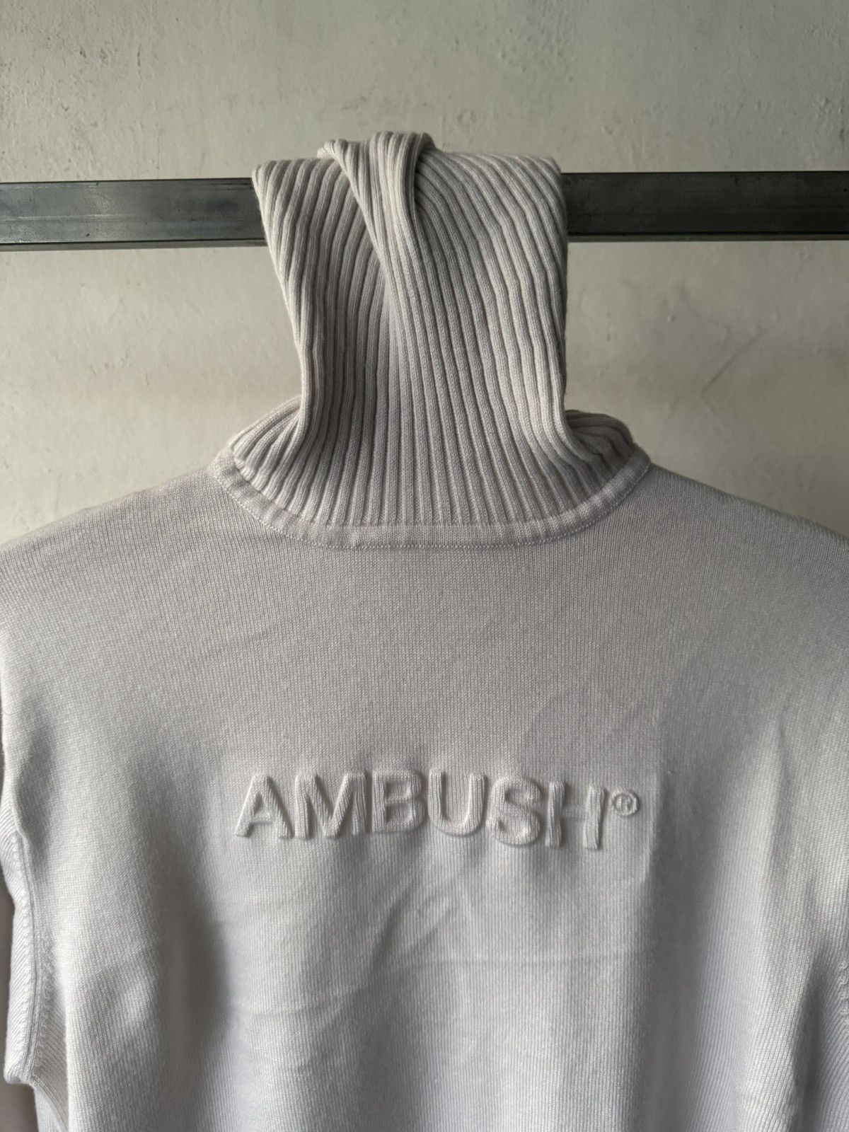 Ambush Design Ambush Embossed Logo Turtleneck Wool Sweater Size US M / EU 48-50 / 2 - 4 Thumbnail