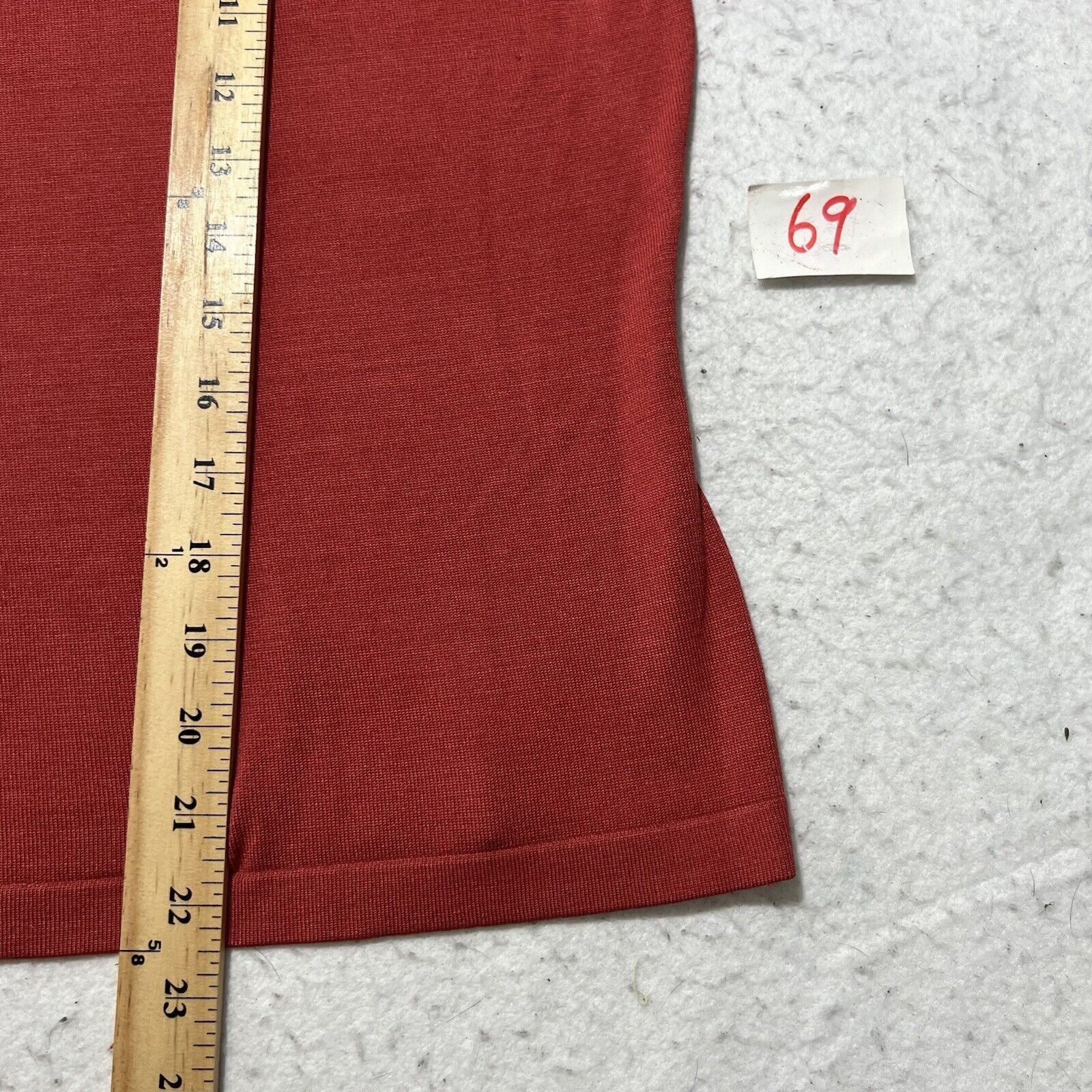 Other Talbots Medium Crewneck T Shirt Solid Red Burgundy Top Size M / US 6-8 / IT 42-44 - 8 Thumbnail