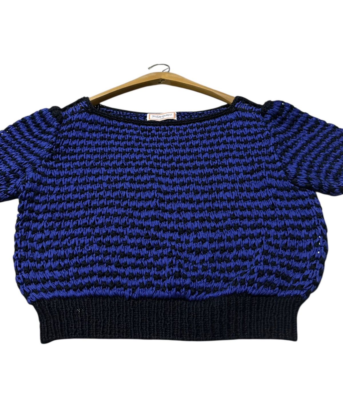 Yves Saint Laurent vintage Yves Saint Laurent striped short-sleeve knit top Size M / US 6-8 / IT 42-44 - 3 Thumbnail