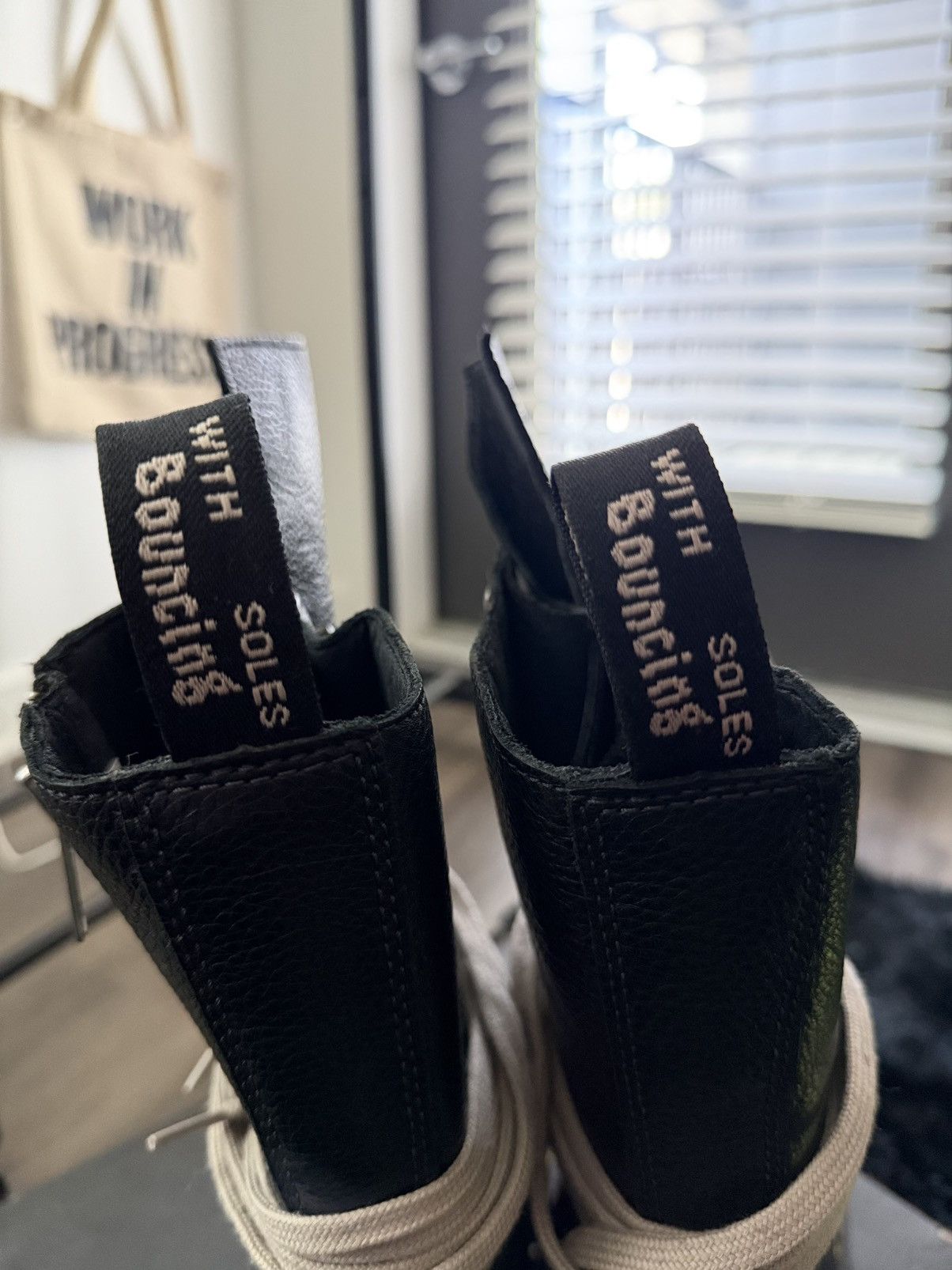 Dr. Martens × Rick Owens Dr Marten Quad Leather Sole Calf Boot Rick Owen Size US 10 / EU 43 - 5 Thumbnail