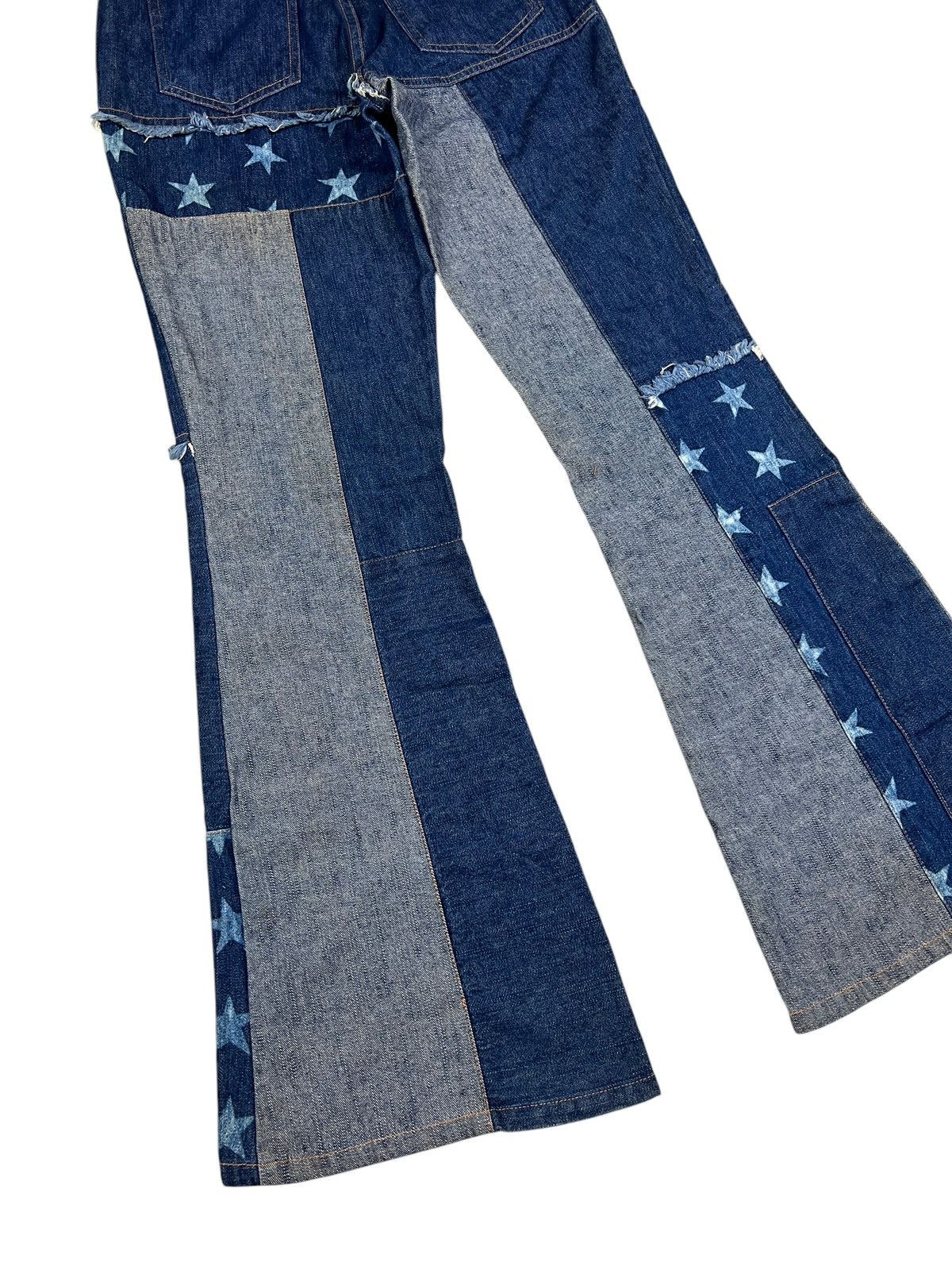 Hysteric Glamour × Japanese Brand F.M.N 🇯🇵 Rebuilt Flare Jeans Size 27" / US 4 / IT 40 - 8 Thumbnail