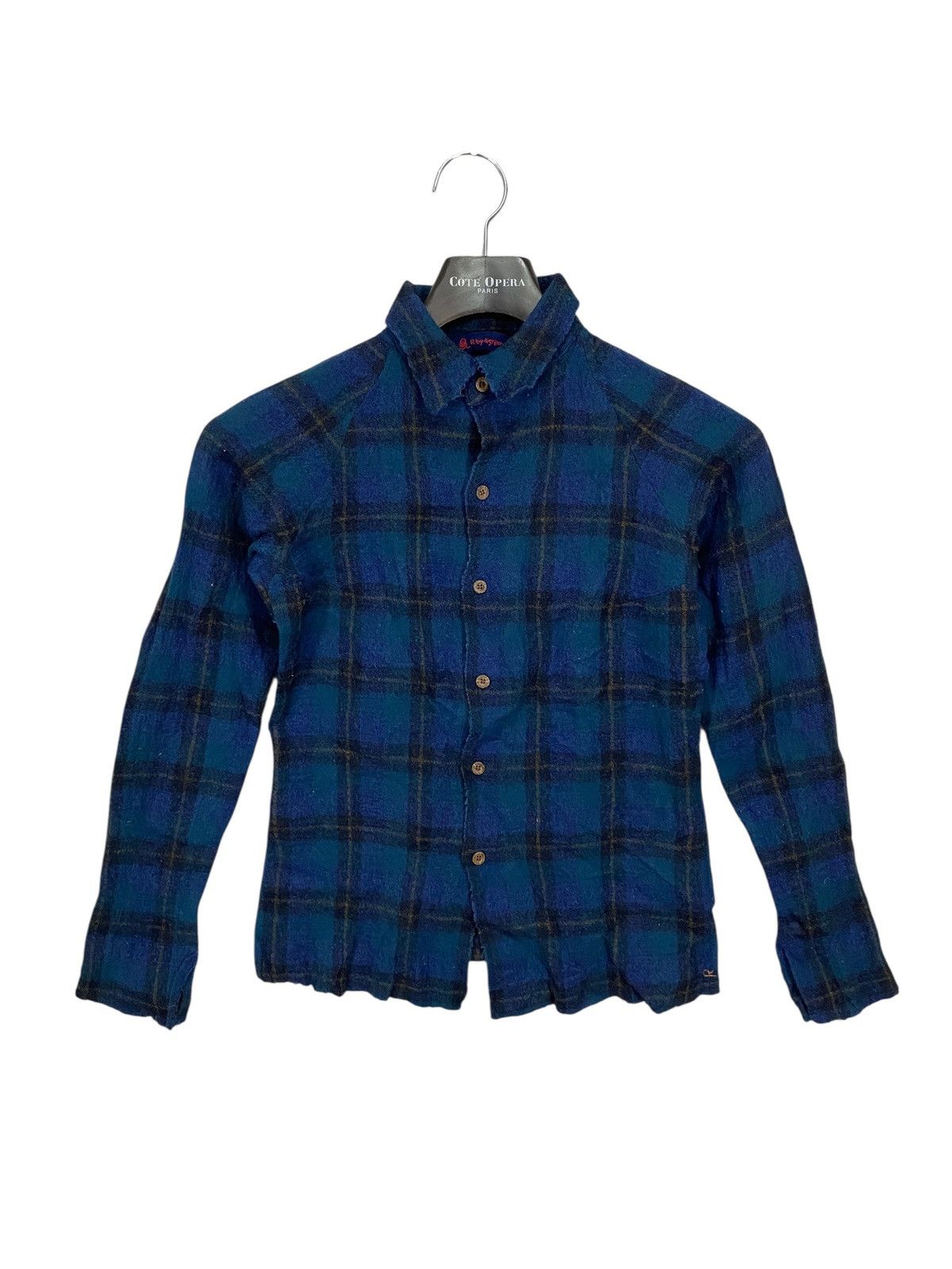 45rpm Vintage R by 45rpm wool shirt button ups tartan style Size US S / EU 44-46 / 1 - 1 Thumbnail