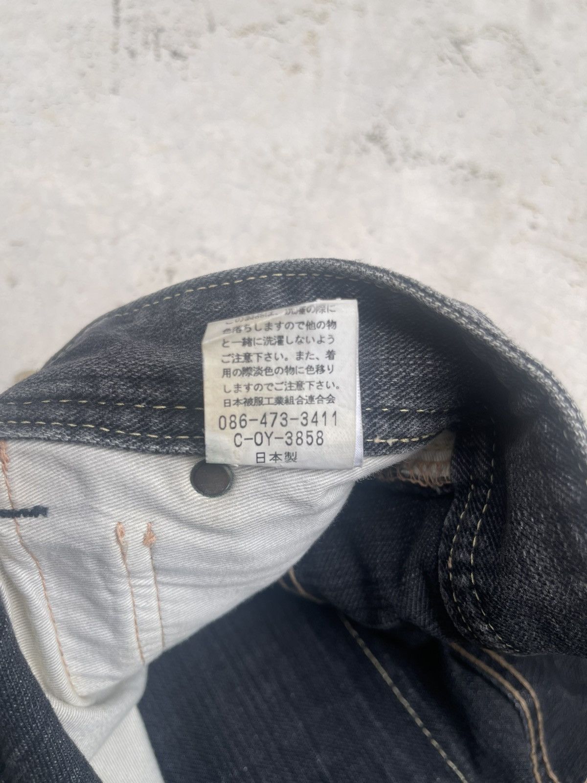 Johnbull Johnbull Kojima Japan Faded Black denim Size US 30 / EU 46 - 11 Thumbnail