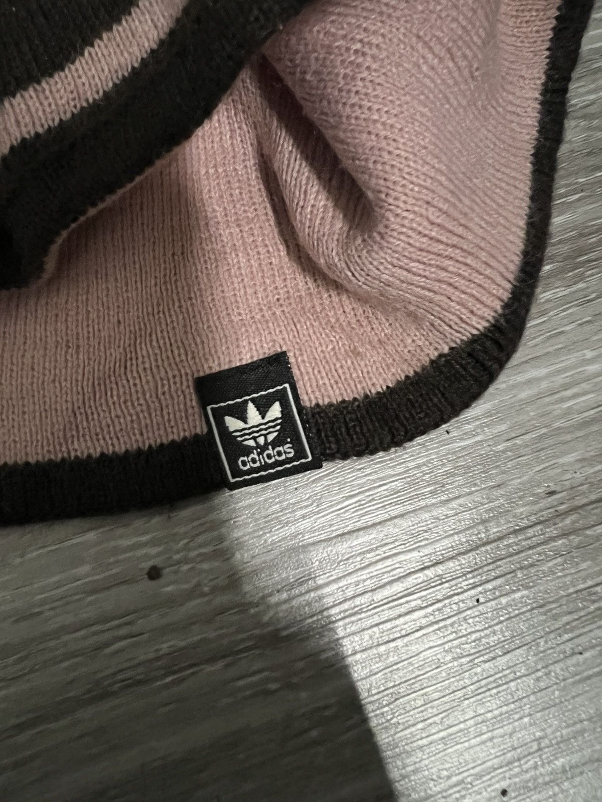 Vintage Vintage Adidas Big Logo Beanie Hat Size ONE SIZE - 6 Thumbnail