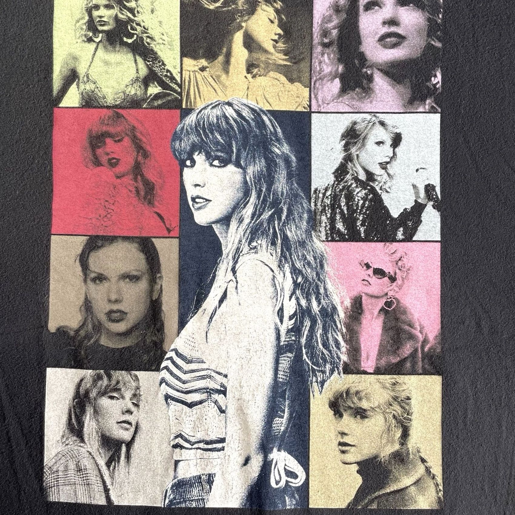 Vintage Taylor Swift Eras Tour Shirt 2XL Black Cotton Knit Crew Neck Short Sleeve T-Shirt Womens Classic Designer USA Shirt Size XXL / US 16-18 / IT 52-54 - 2 Thumbnail