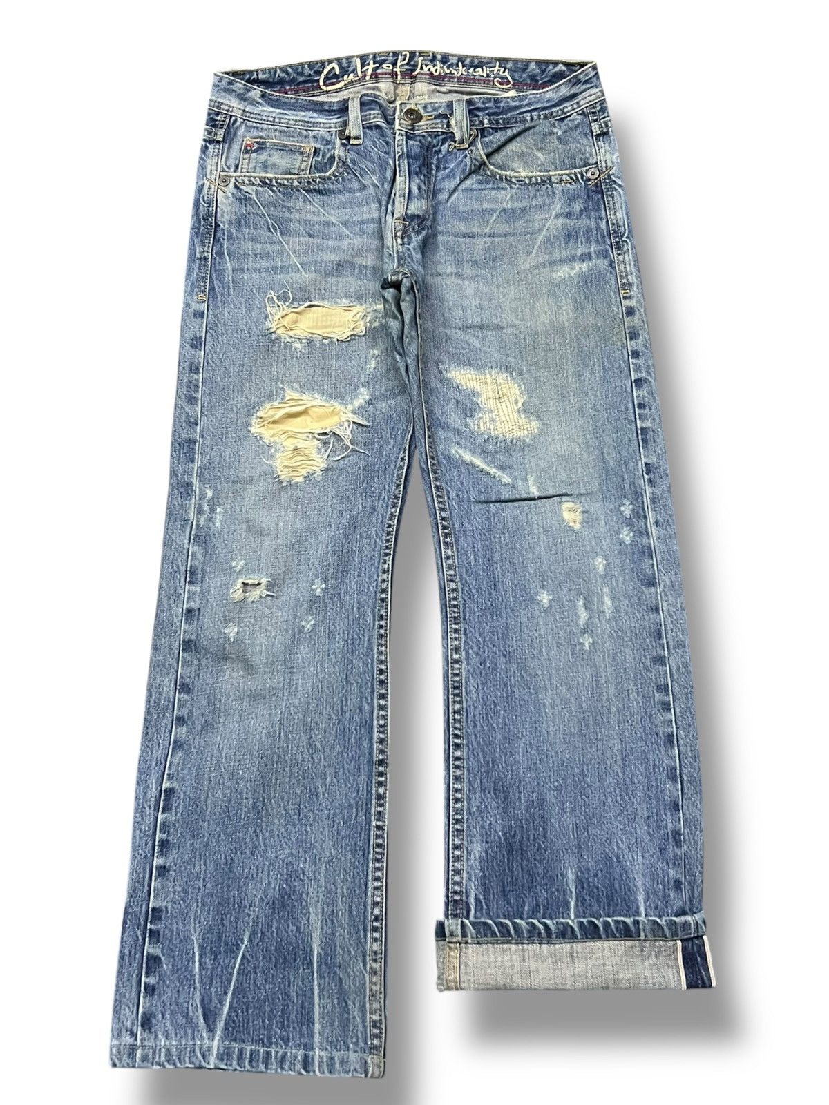 Cult Of Individuality Baggy Vintage Cult Of Individuality Selvedge Denim Size US 35 - 2 Thumbnail