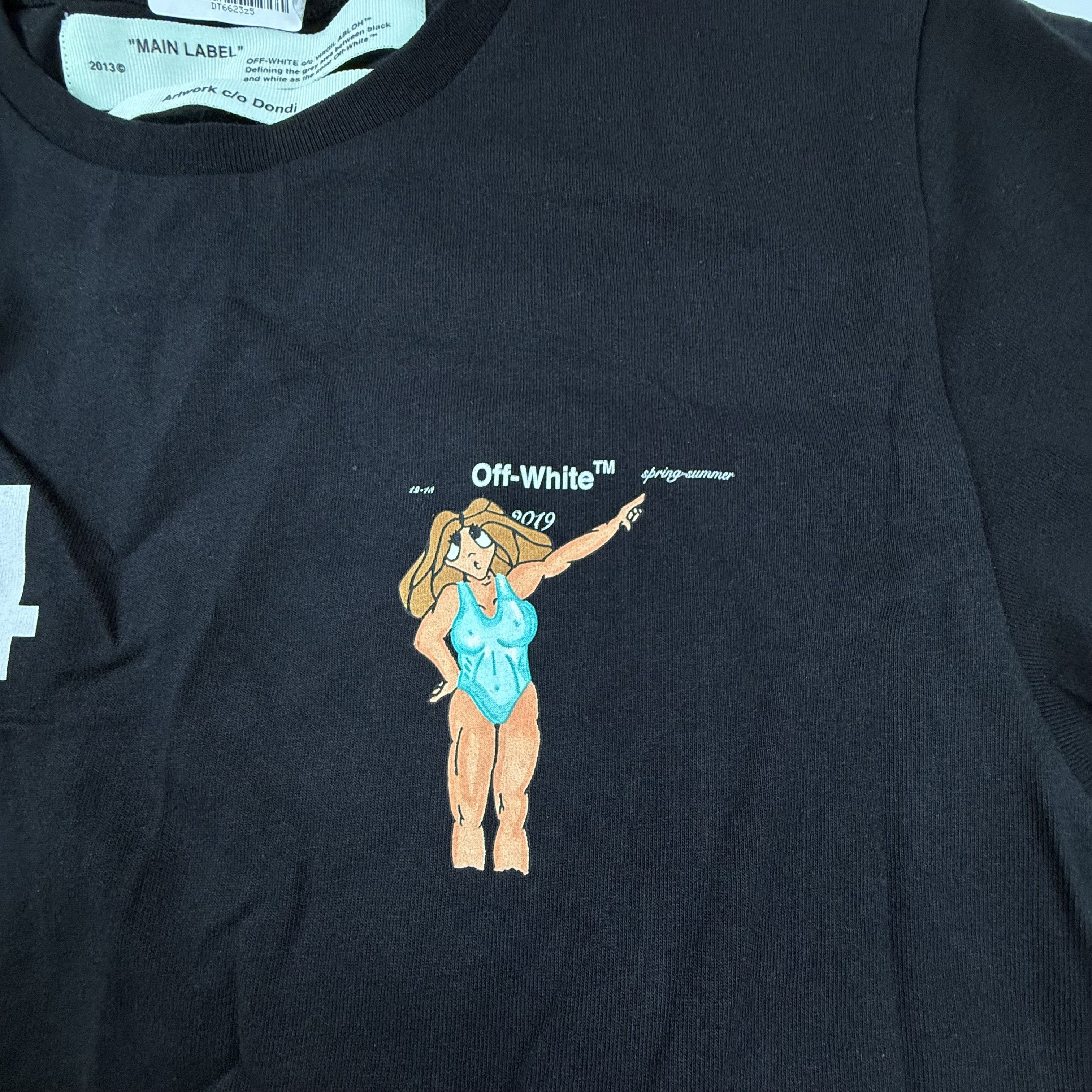 Off-White Off-White Virgil Abloh Dondi White Impressionism T-Shirt XS Size US XS / EU 42 / 0 - 4 Thumbnail