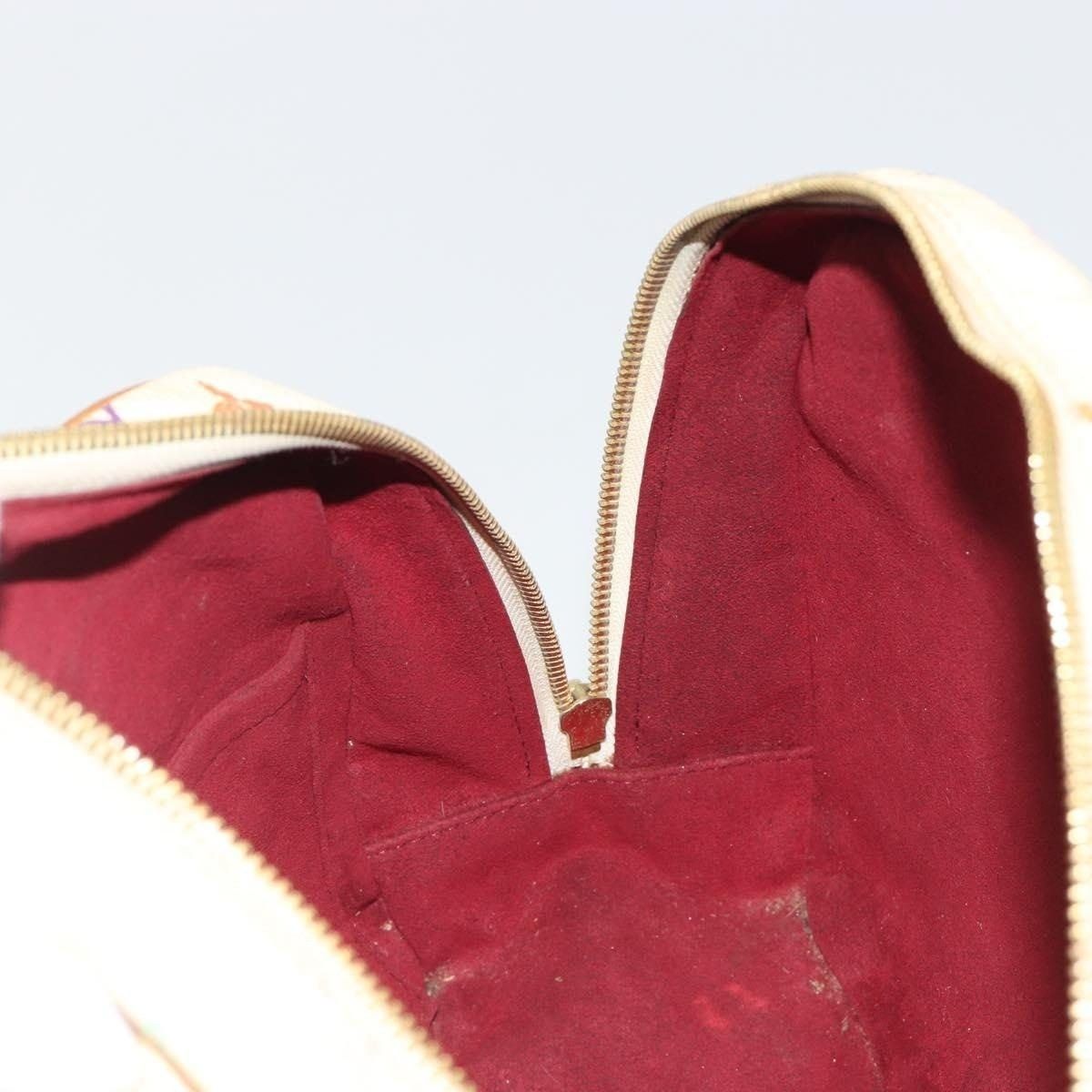 Louis Vuitton Louis Vuitton Monogram Multicolor Trouville Handbag White Size ONE SIZE - 8 Thumbnail
