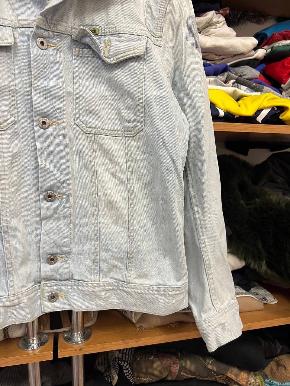 Diesel × Vintage Diesel Vintage Denim Y2K Jacket Size S Size S / US 4 / IT 40 - 5 Thumbnail