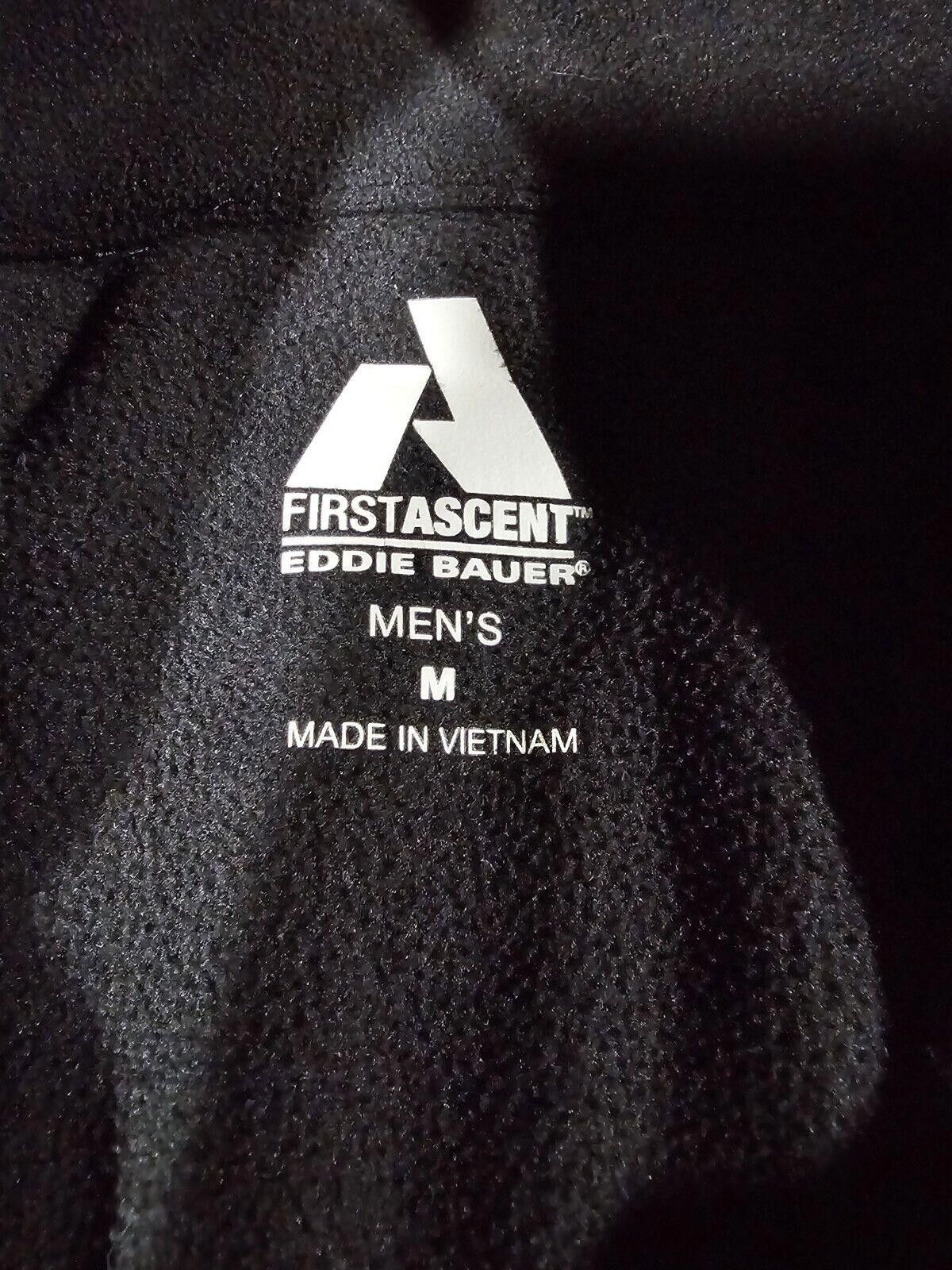 Eddie Bauer Eddie Bauer First Ascent Fleece Pullover Med 1/2 Zip Black Size US 32 / EU 48 - 3 Thumbnail