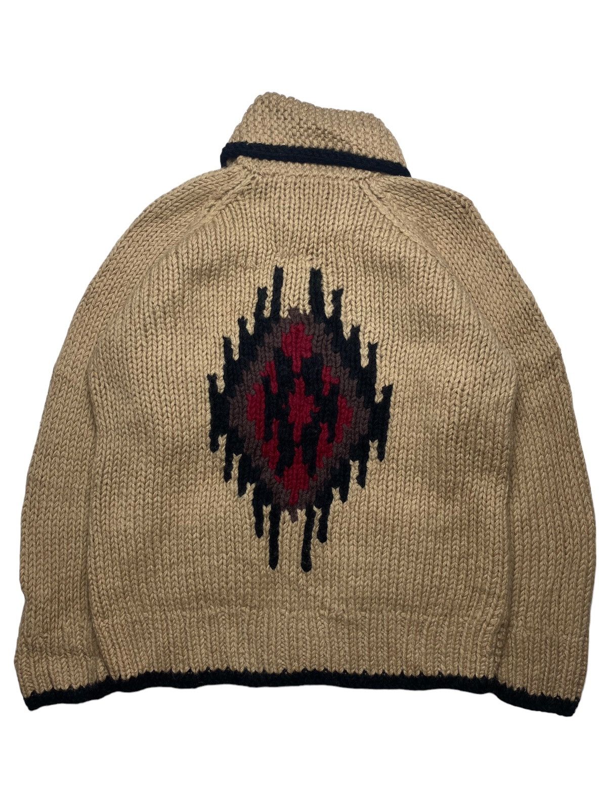 Designer × Japanese Brand 2000s BBH - Cunky Knitted Sweater Jacket Size US L / EU 52-54 / 3 - 6 Thumbnail