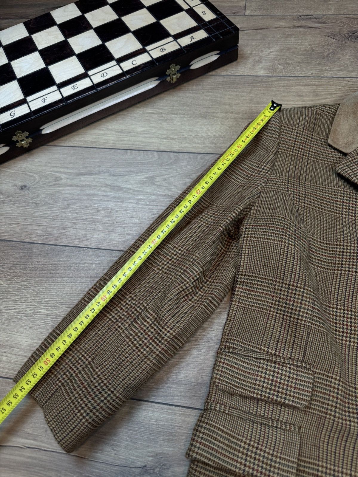 Burberry Vintage wool blazer Burberry Tweed original luxury item Size 38S - 6 Thumbnail