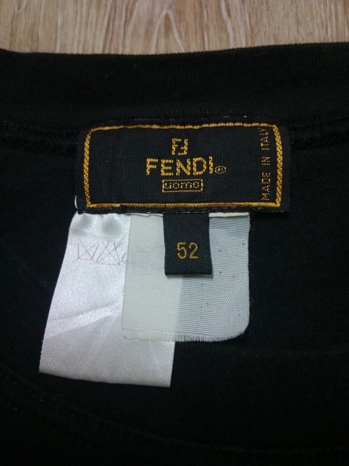Fendi Fendi Logo Tee Size US XL / EU 56 / 4 - 2 Thumbnail